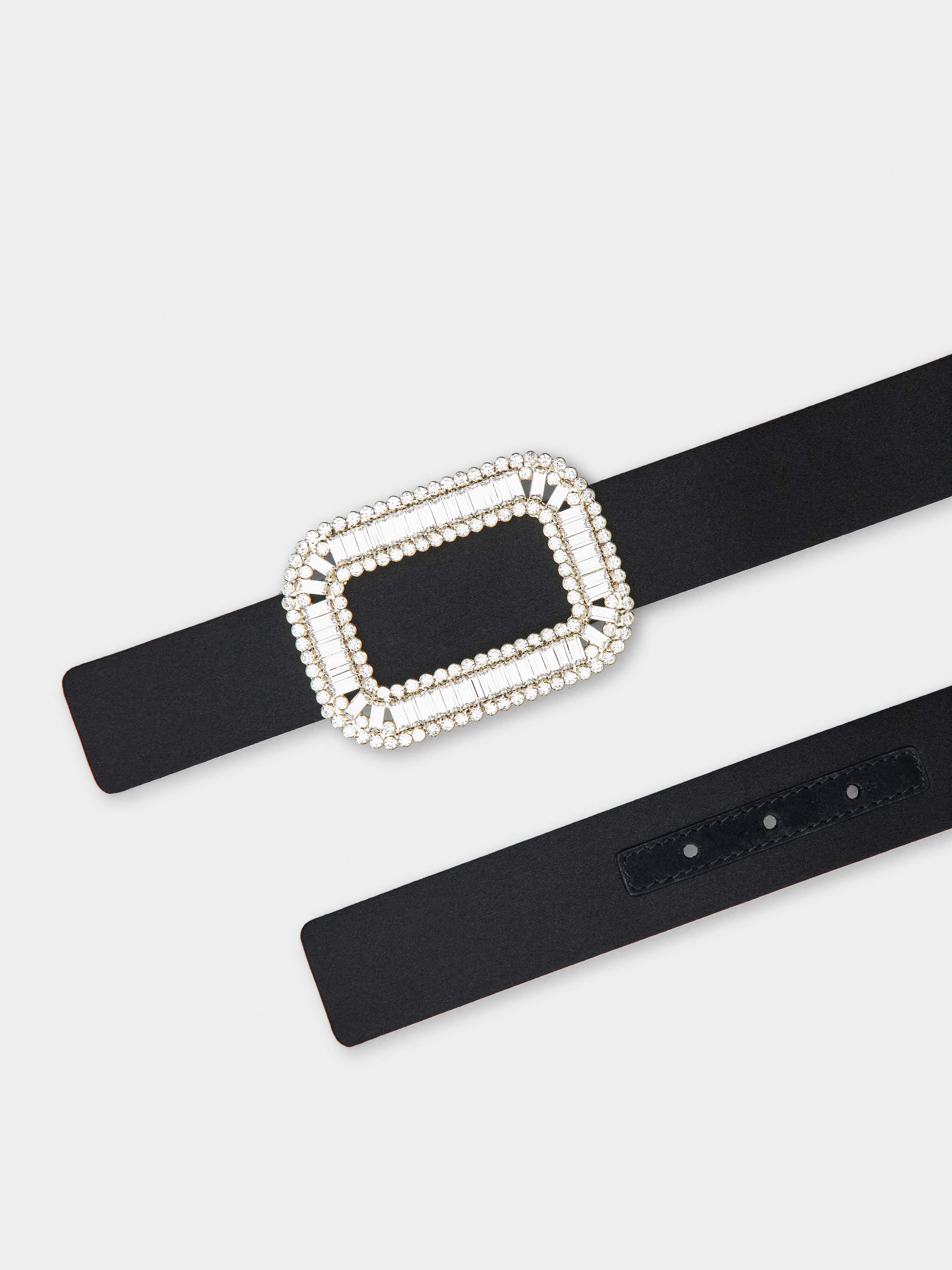 Pilgrim Buckle Belt in Satin - 2
