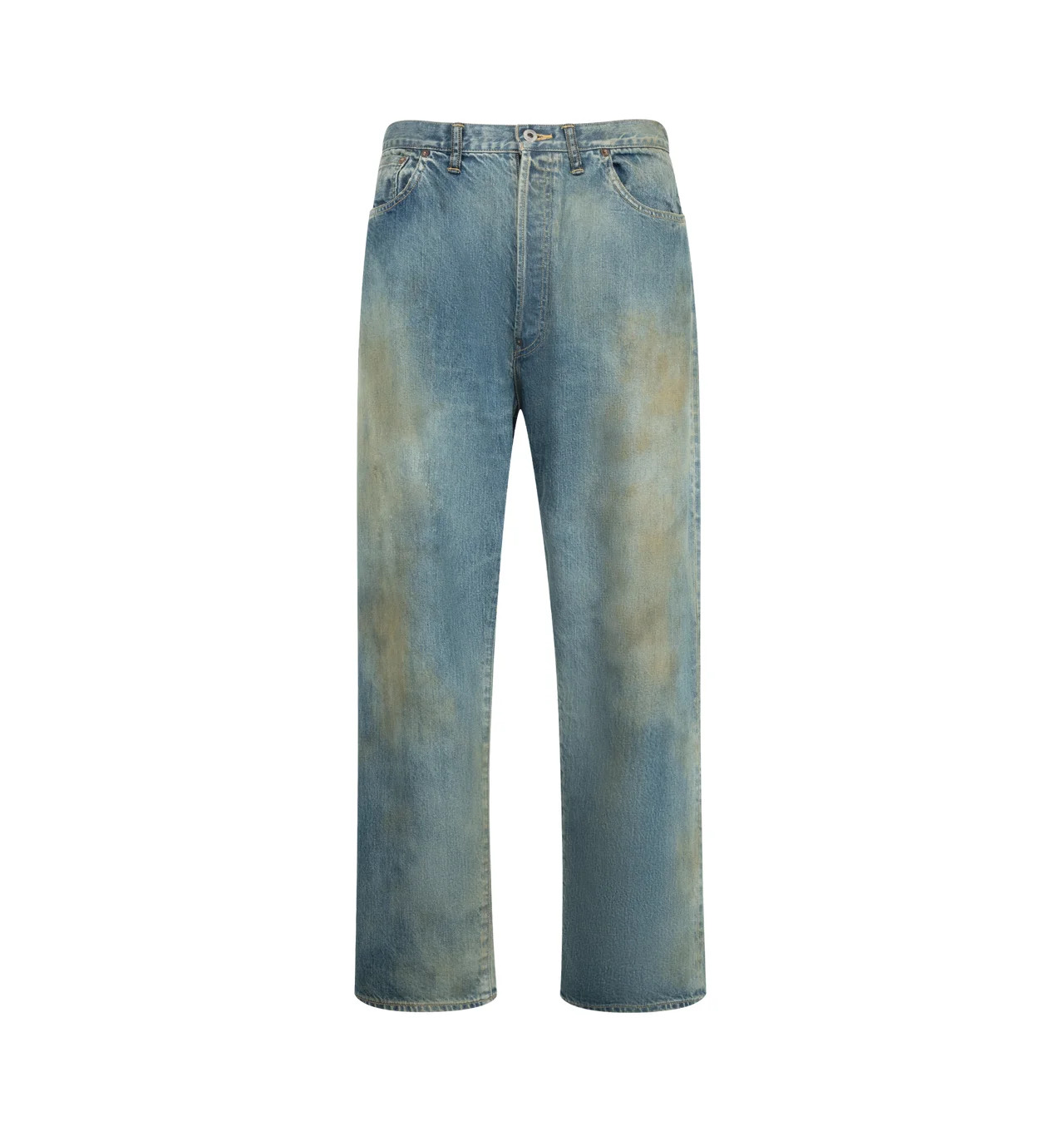 NO.37 WASHED WIDE DENIM PANTS - 1