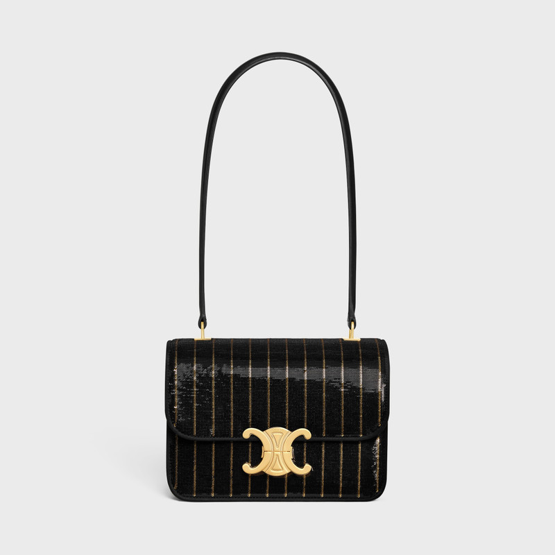 TEEN GARANCE bag IN STRIPED SEQUINS 1