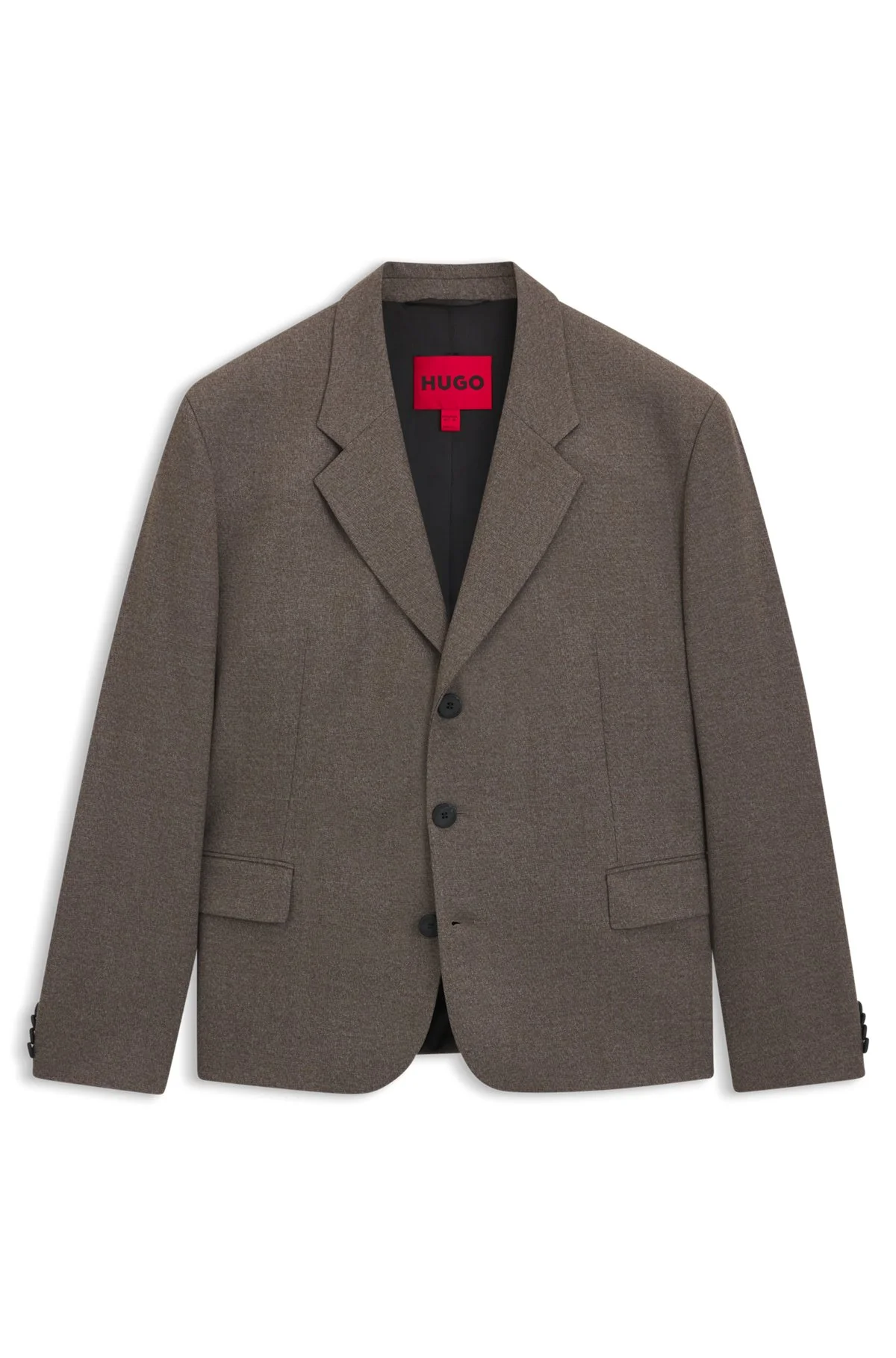 ALL-GENDER MODERN-FIT SUIT JACKET IN MOULINÉ TWILL - 1
