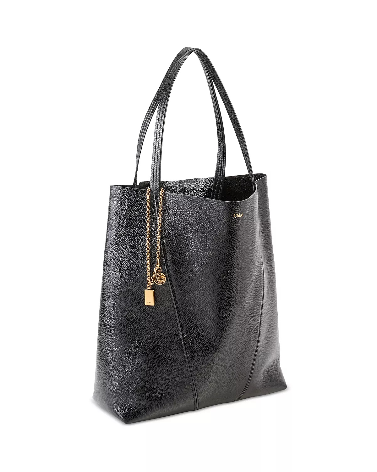 Leather Spin Large Tote - 4