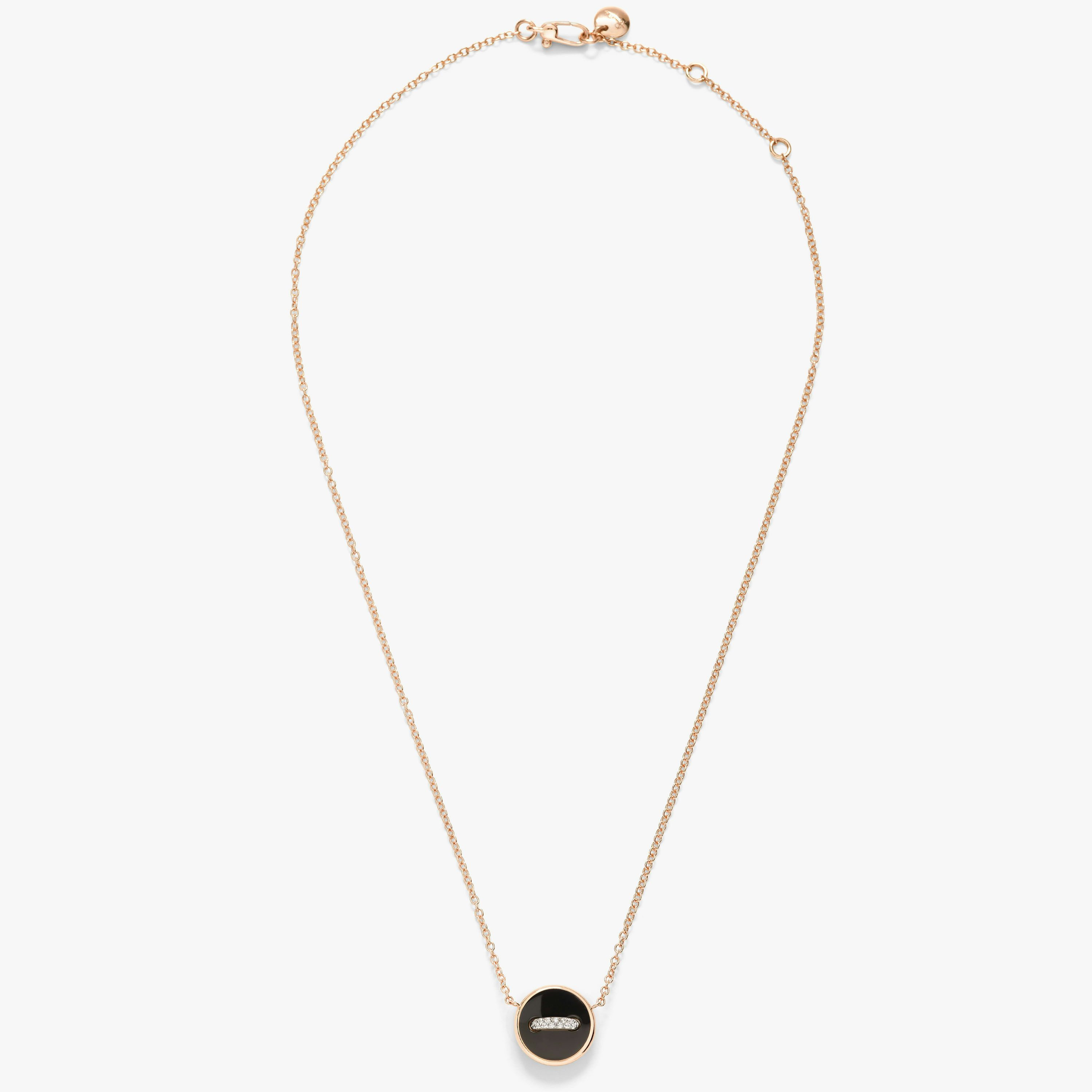 Pom Pom Dot Necklace with pendant - 2