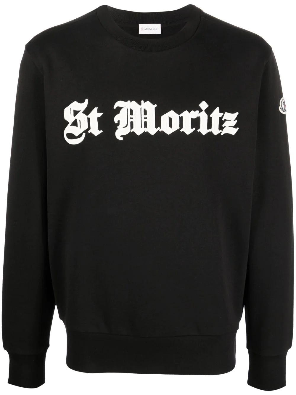 embroidered logo sweatshirt - 1