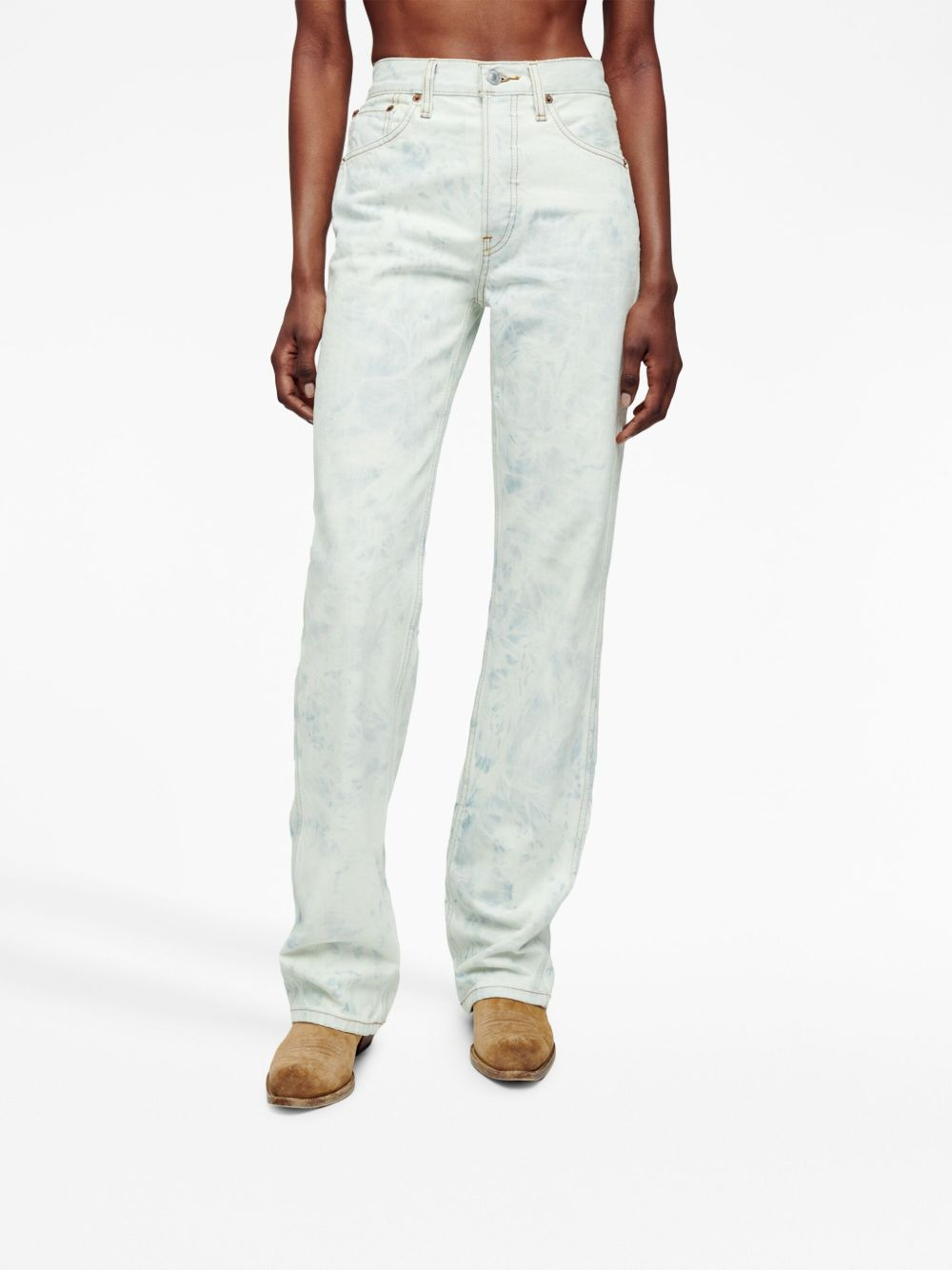 ripped-detail loose-fit jeans - 3