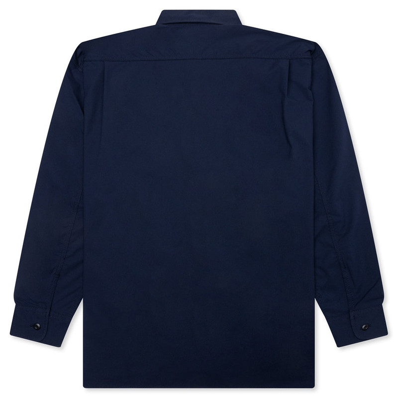 Comme des Garçons Homme SOLOTEX POCKET L/S SHIRT - BLUE outlook