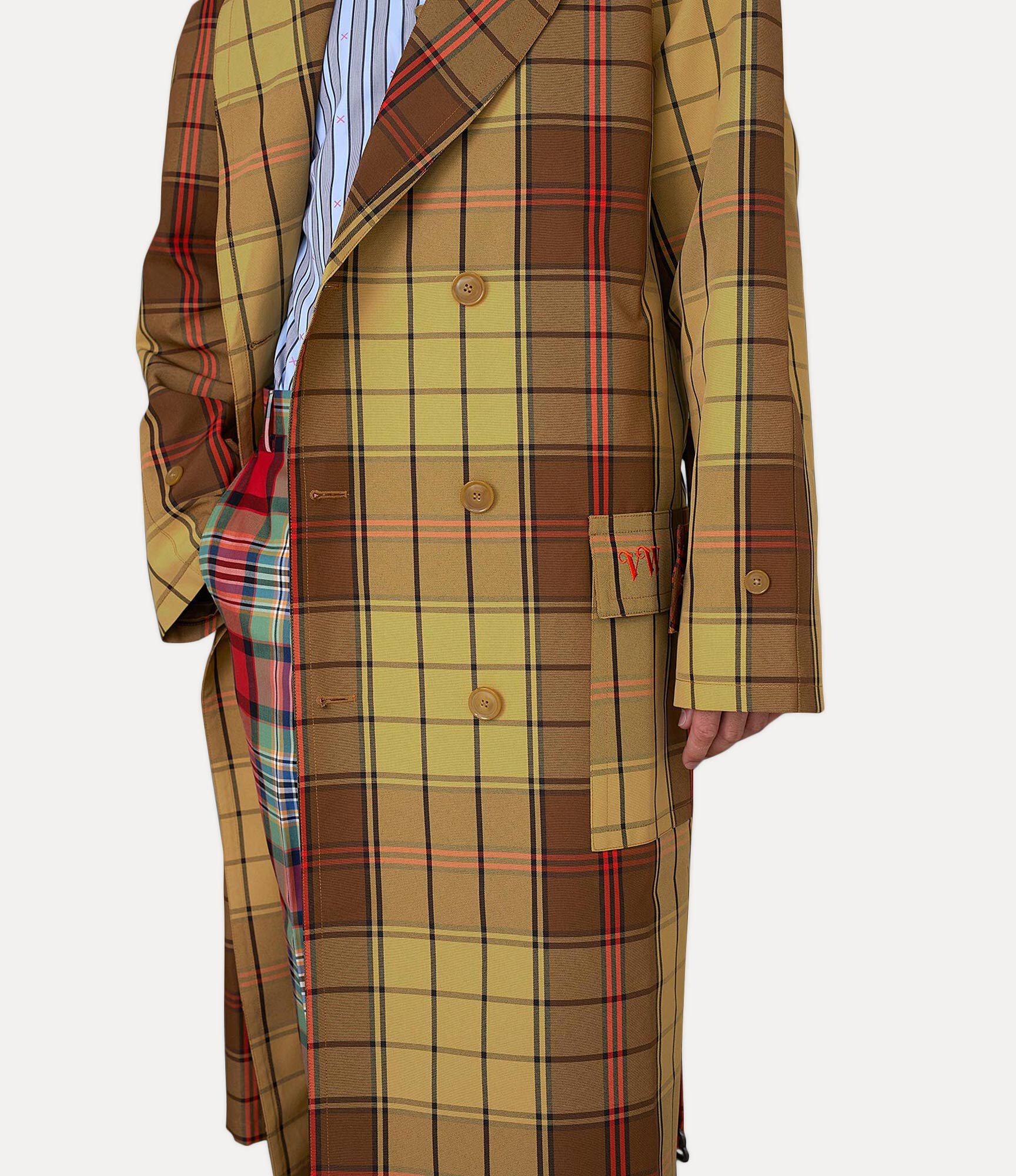 GRAZIANO TRENCH COAT TARTAN - 6