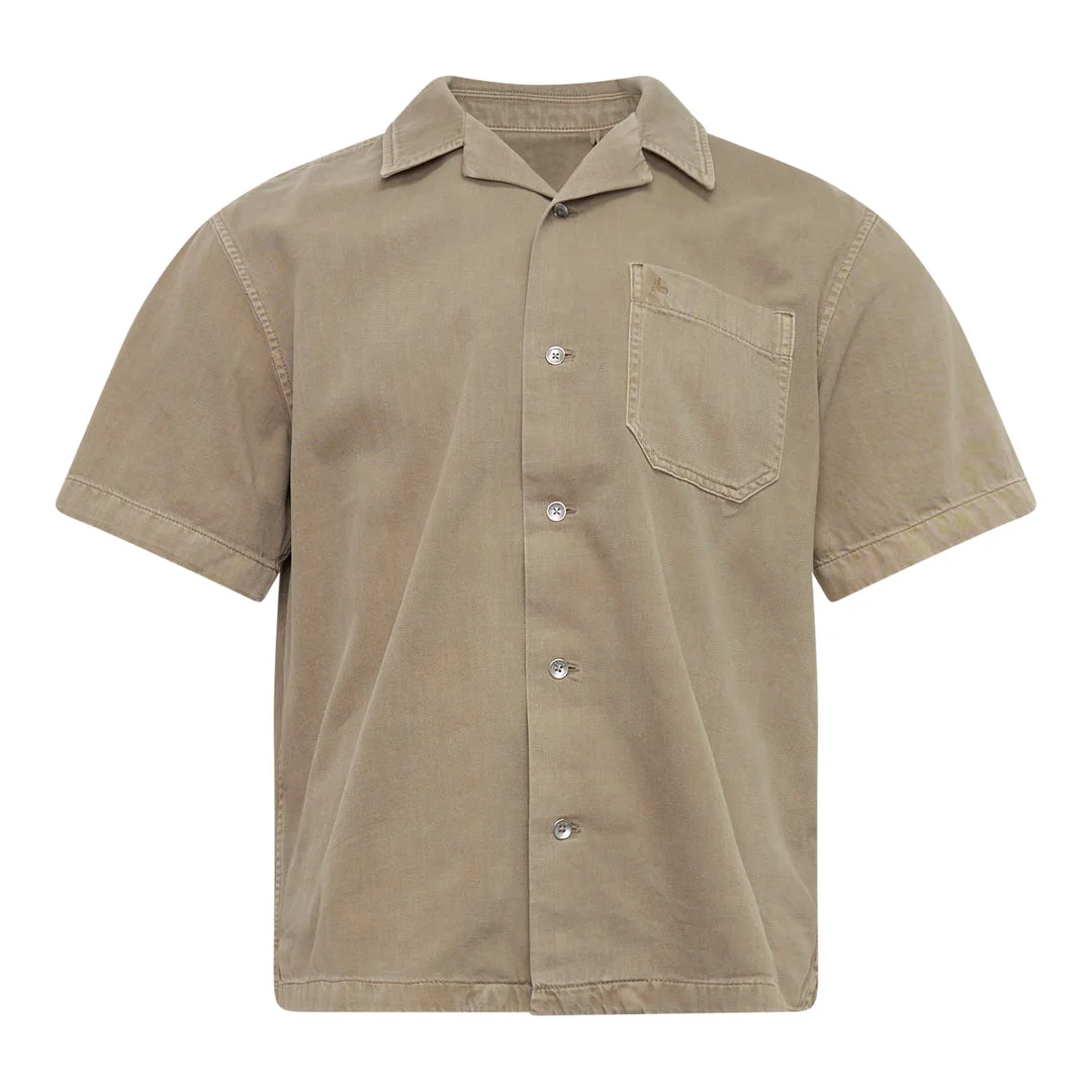 Resort Short Sleeve Denim Shirt - 1