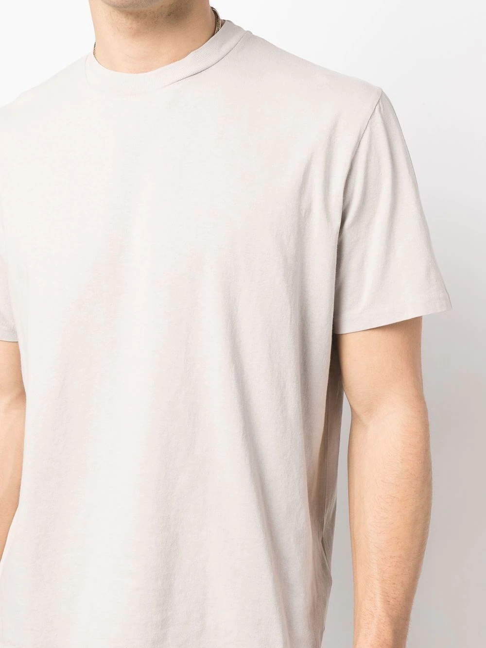 round neck short-sleeved T-shirt - 5