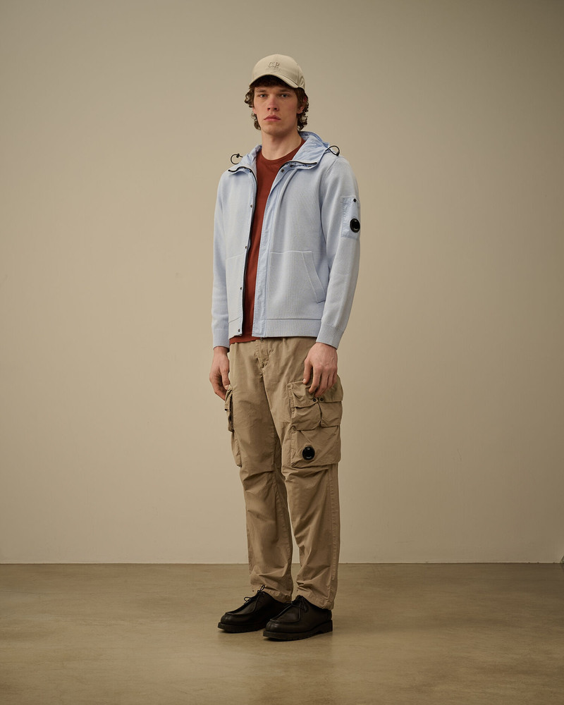 C.P. Company Cotton Mixed Hooded Lens Knit outlook