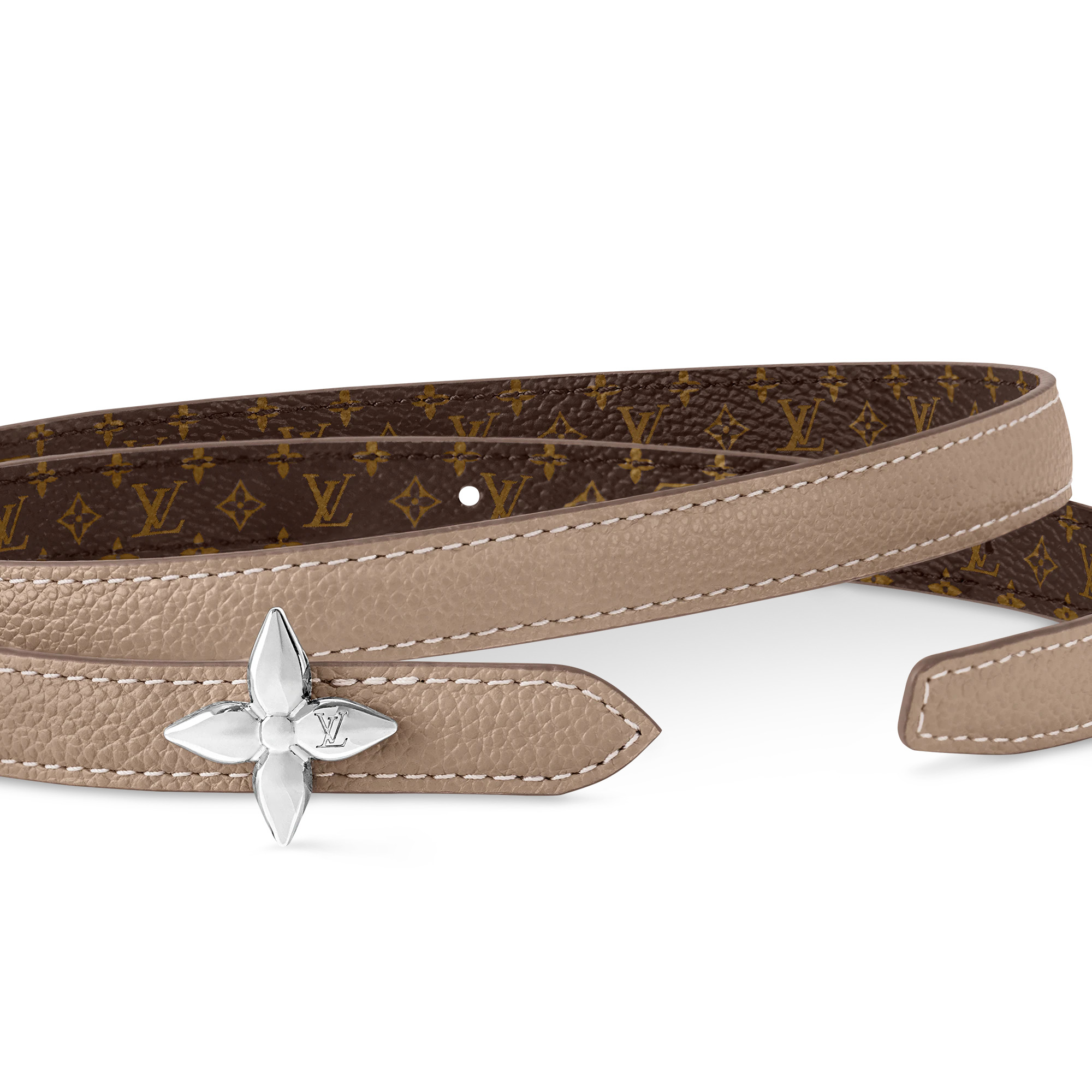 LV Mini Flowergram15mm Reversible Belt - 2