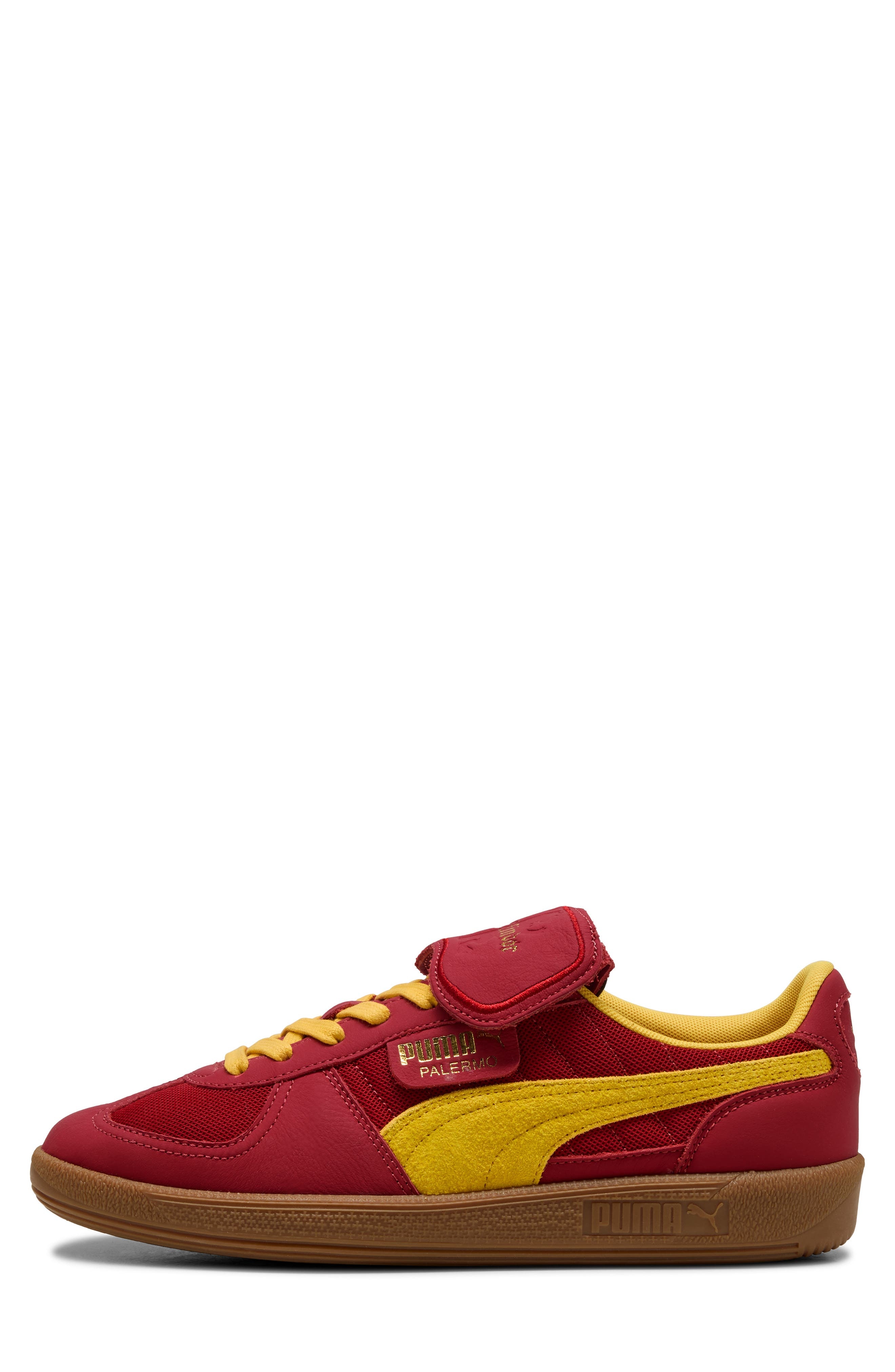 PUMA x Harry Potter™ Palermo Sneaker in Dark Crimson-Yellow Sizzle at Nordstrom - 6