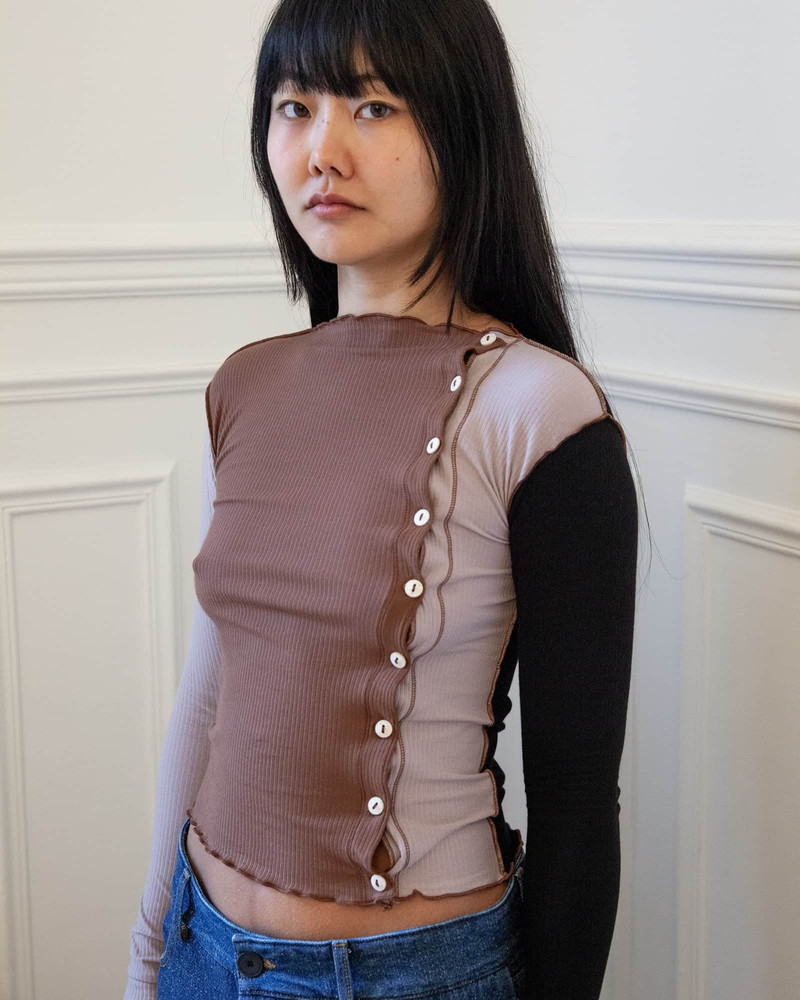 Ponere Cardigan - Fine Cotton Rib 5