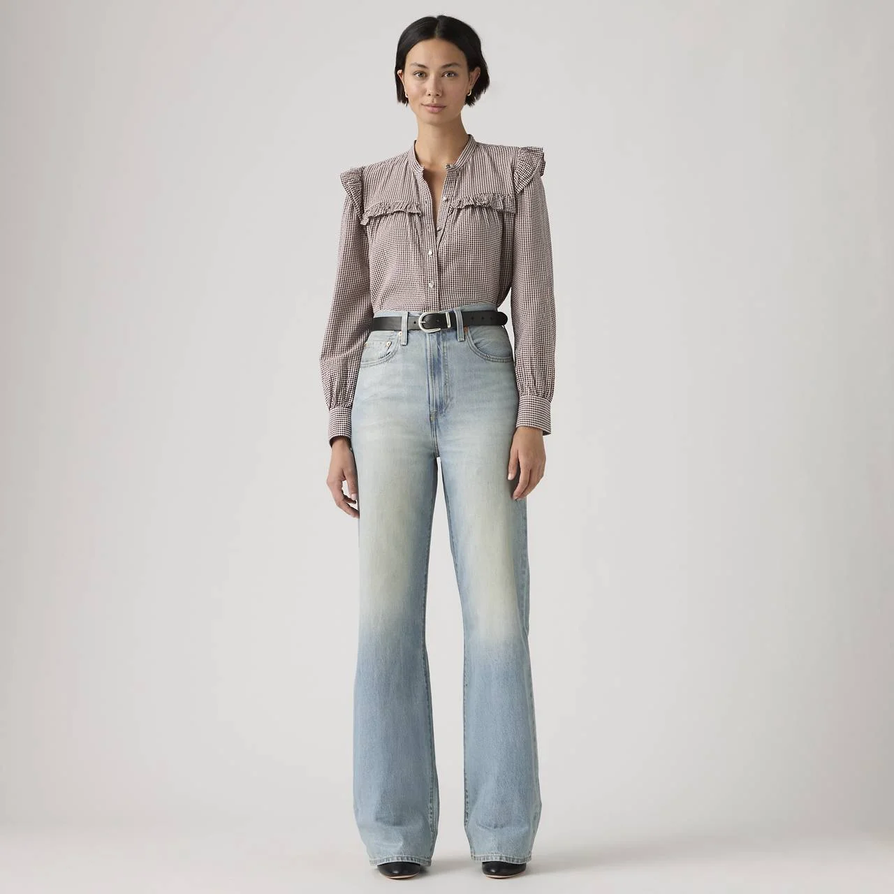 RIBCAGE WIDE LEG WOMEN'S JEANS - 1