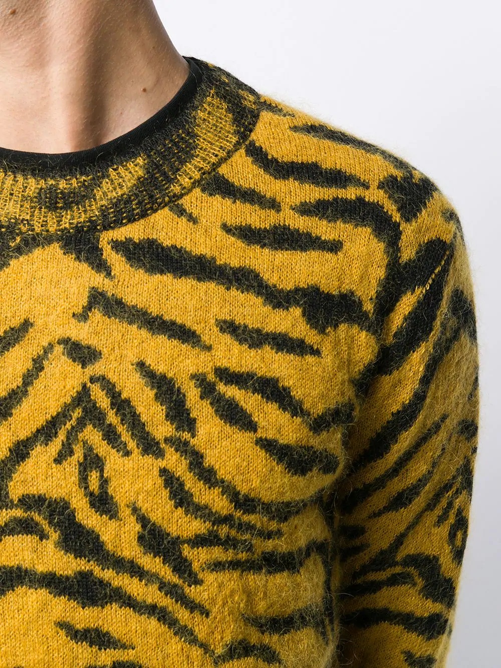 zebra intarsia jumper - 5