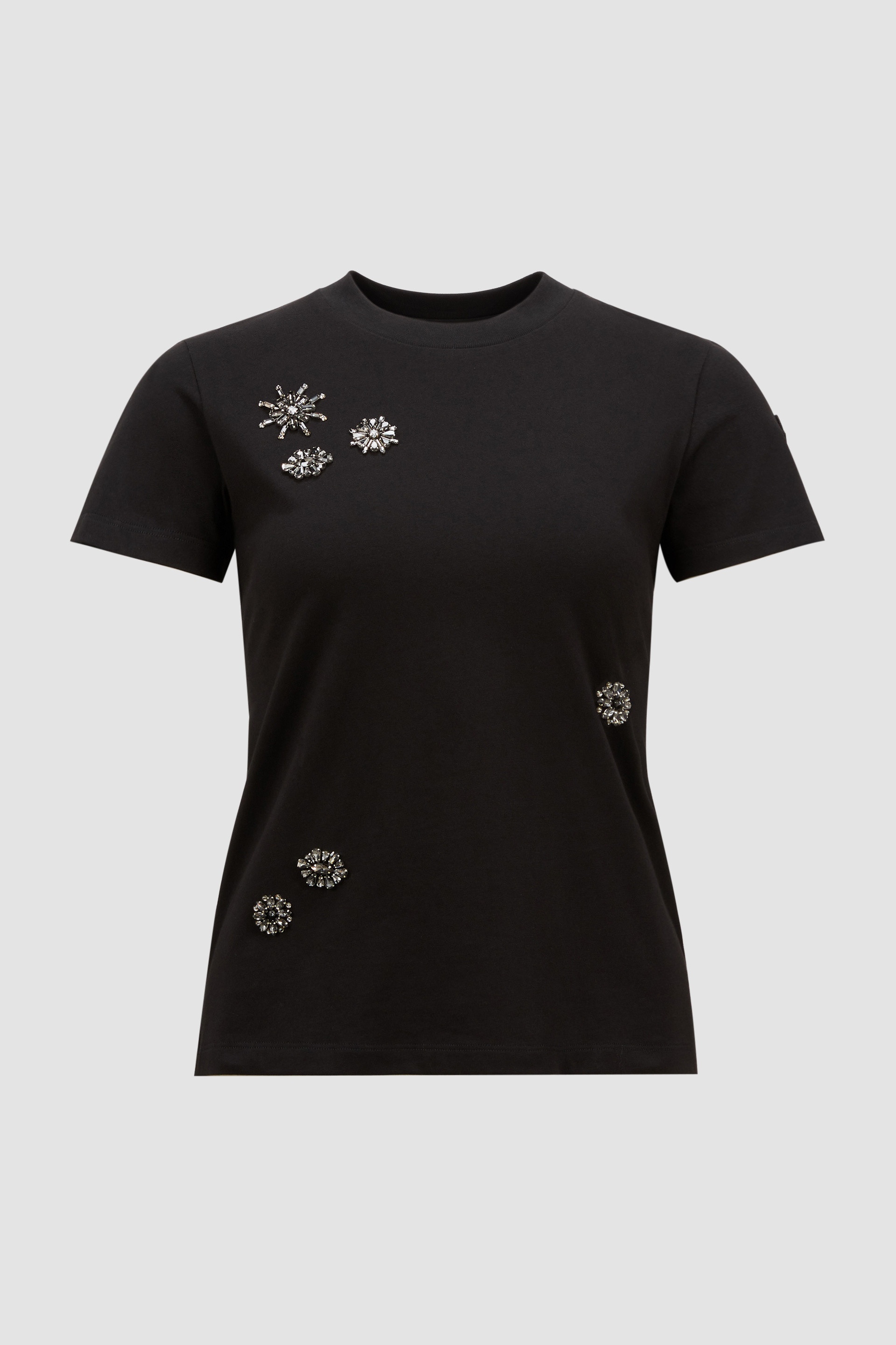 Moncler Tシャツ Crystal Flowers Cotton T-Shirt ★関税込 Moncler Crystal Flowers Cotton T-Shirt | REVERSIBLE