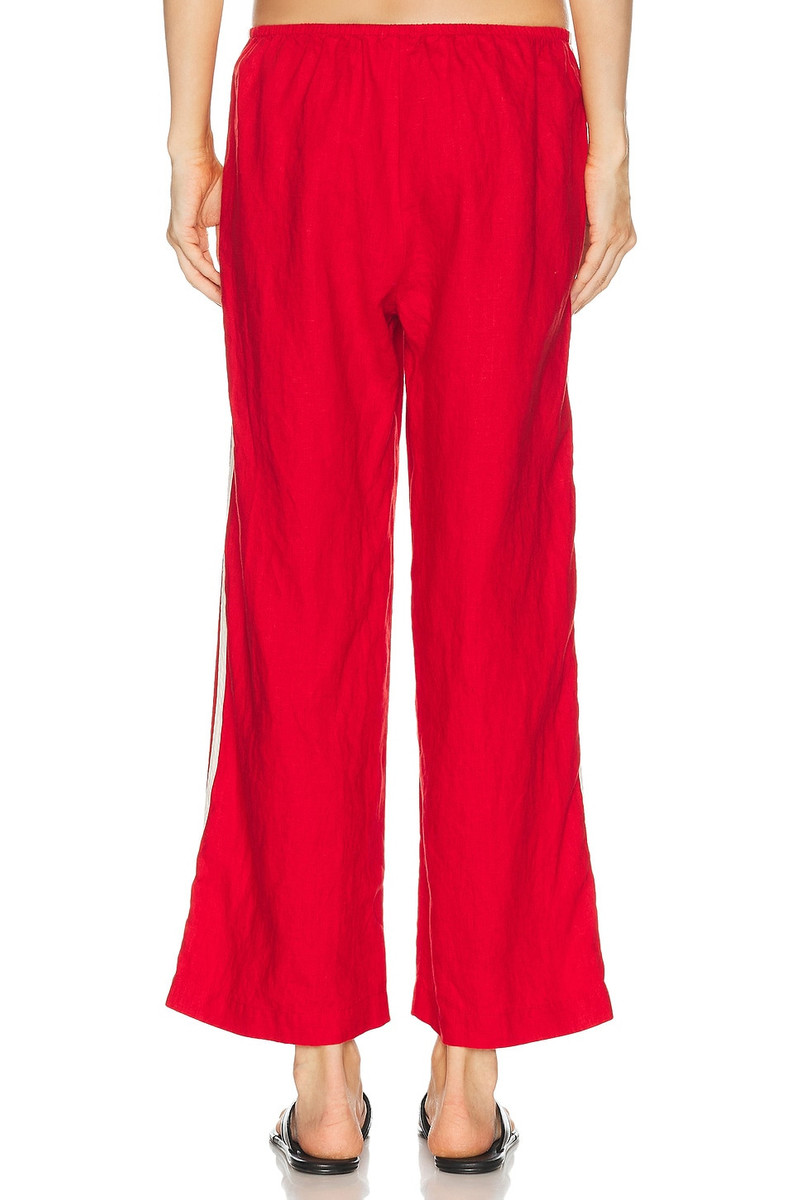 The Linen Crop Racer Stripe Pant 5