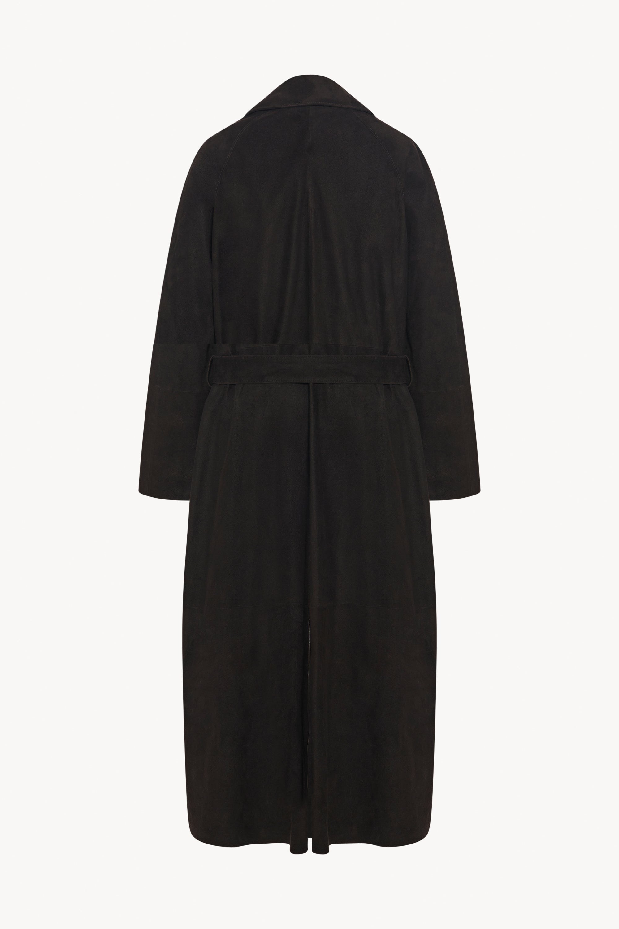 Poseidone Coat in Suede - 2