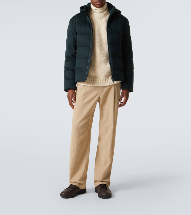 ZEGNA Elements technical cashmere down jacket outlook