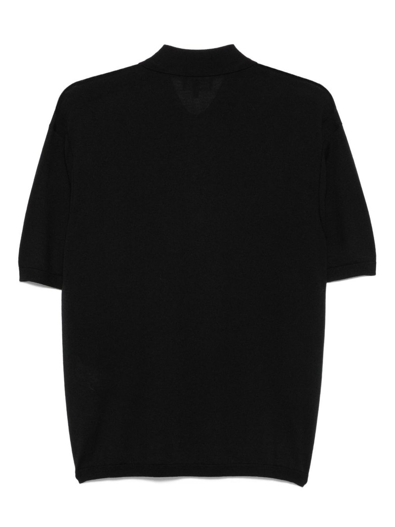 EMPORIO ARMANI half-zip short-sleeve polo shirt outlook