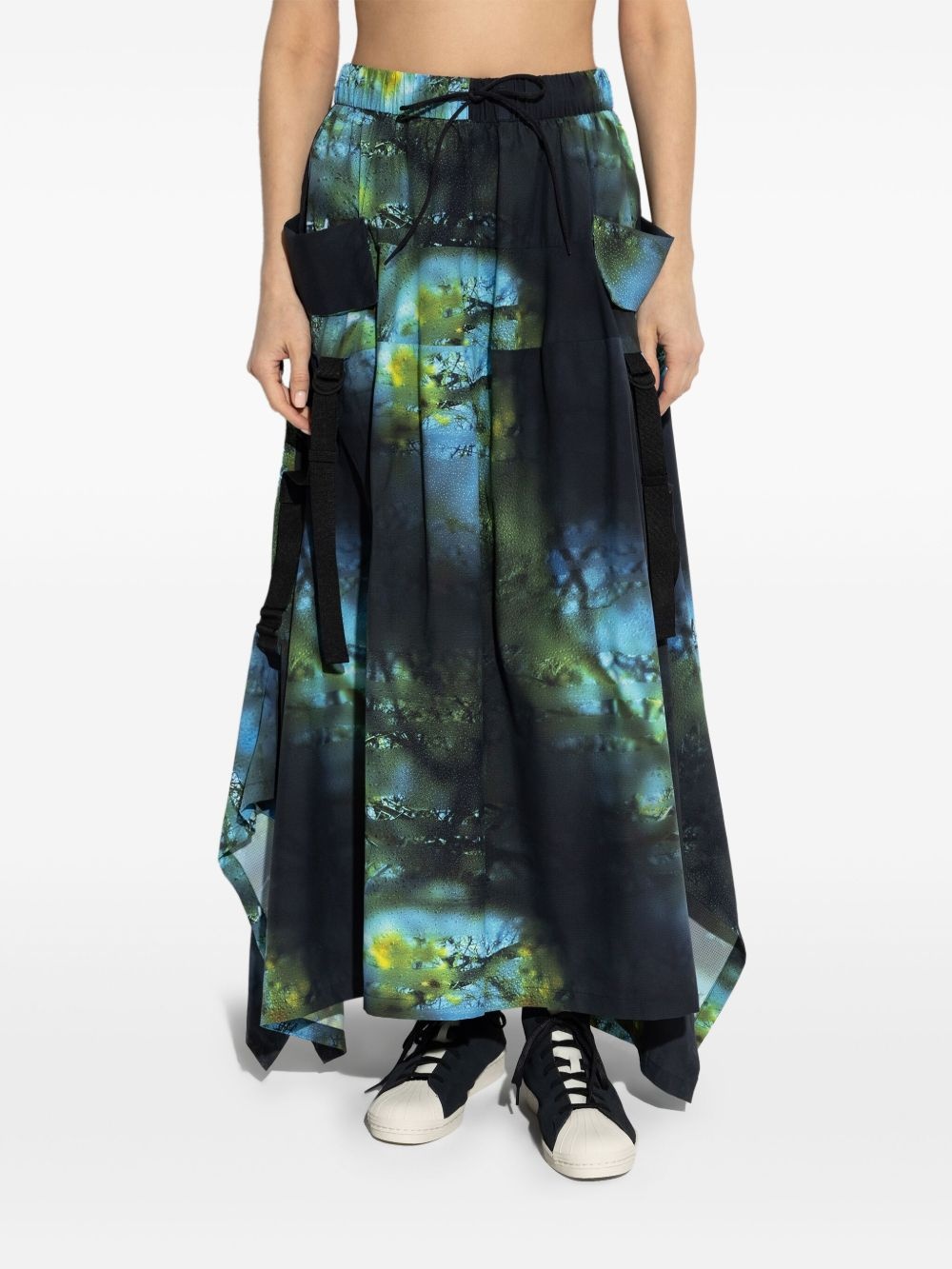 printed maxi skirt - 3