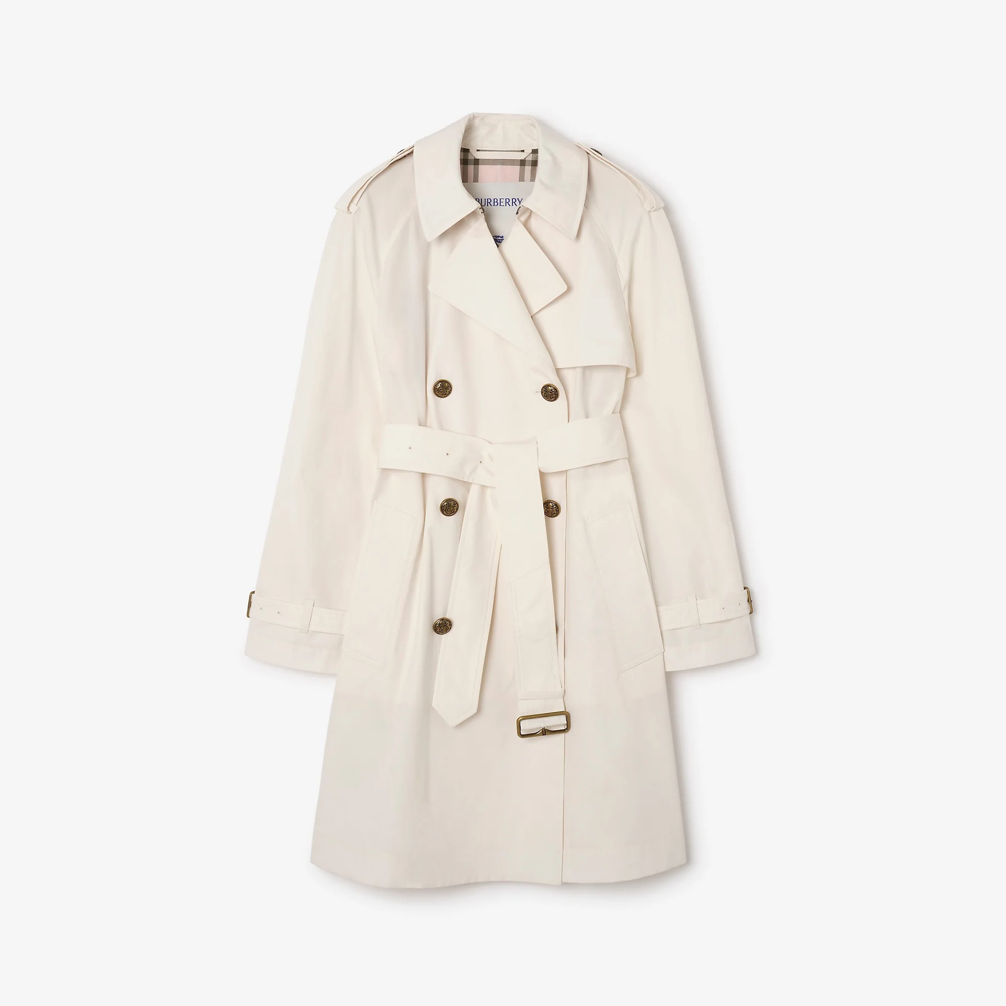 Mid-length Lightweight Cotton Belgravia Trench Coat - 1
