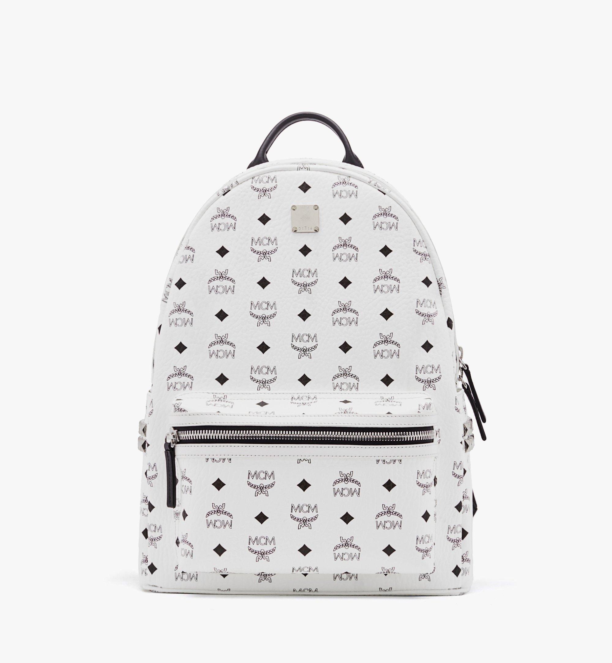 MCM Stark Side Studs Backpack in Visetos REVERSIBLE