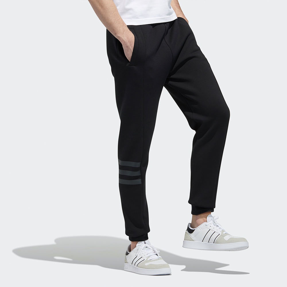 adidas neo M Cs Dk Tp Casual Sports Bundle Feet Long Pants Black GP5705 - 4