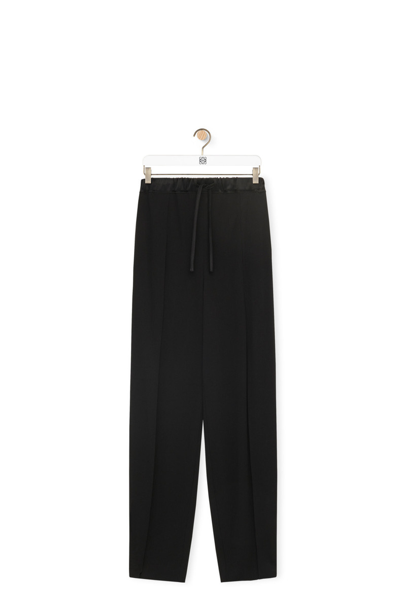 Balloon trousers in crepe jersey - 1