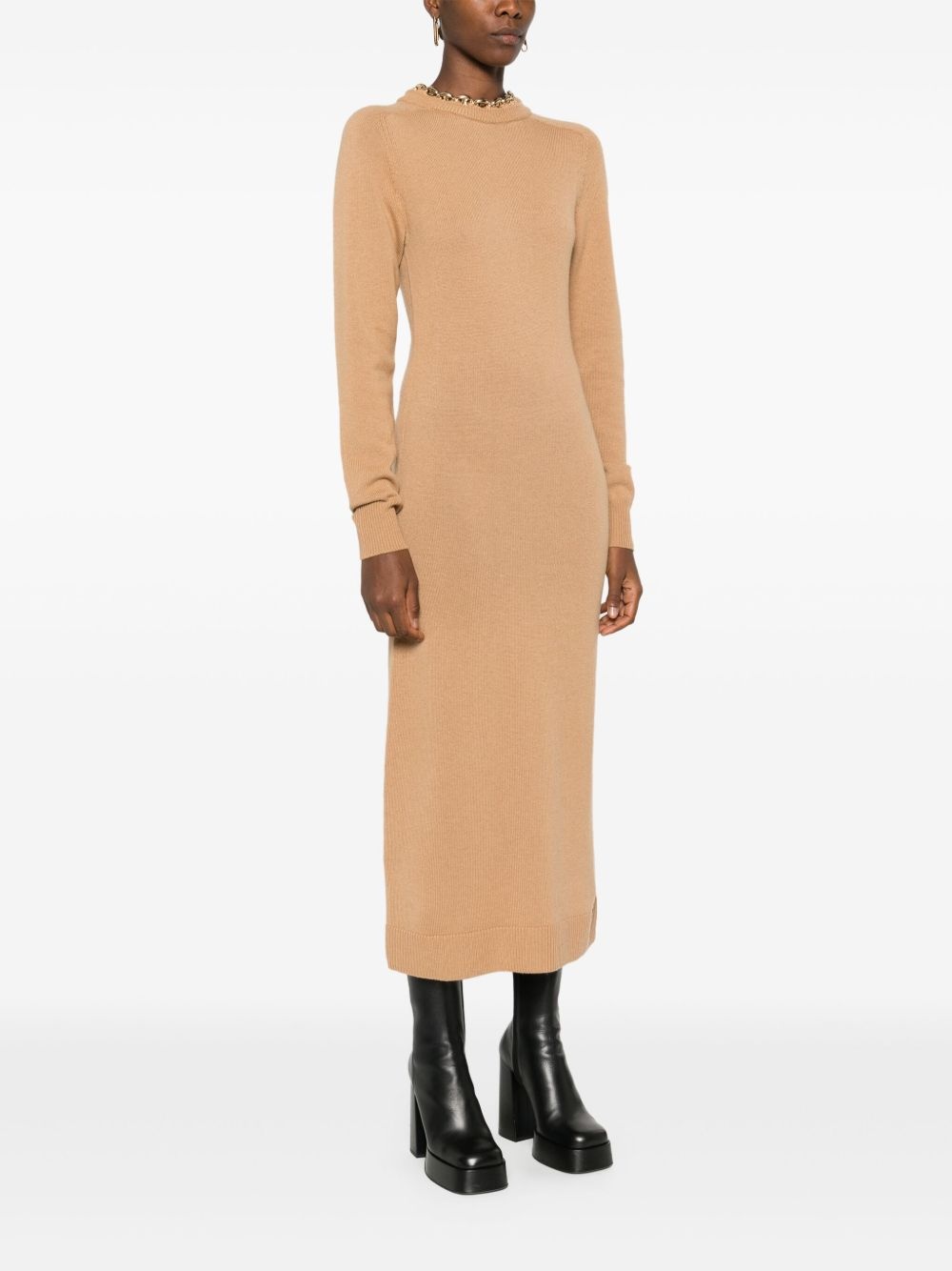 chain-embellished dress - 3