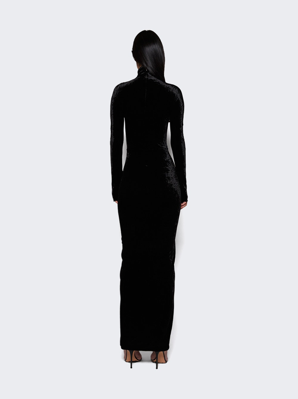 Draped Dress Noir - 4
