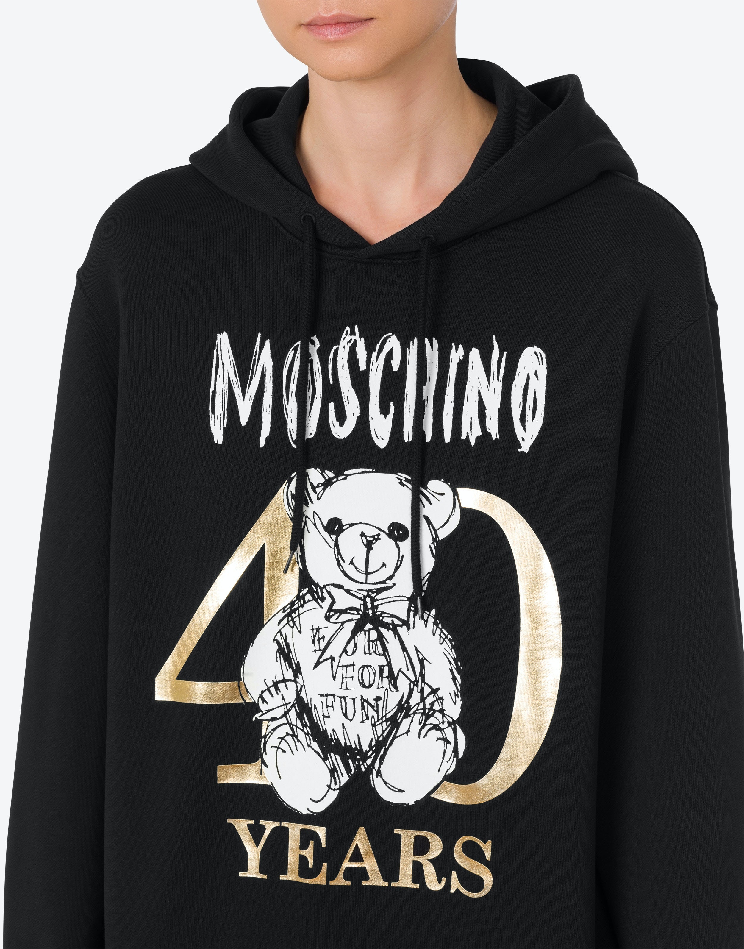 40 YEARS TEDDY BEAR HOODIE - 4