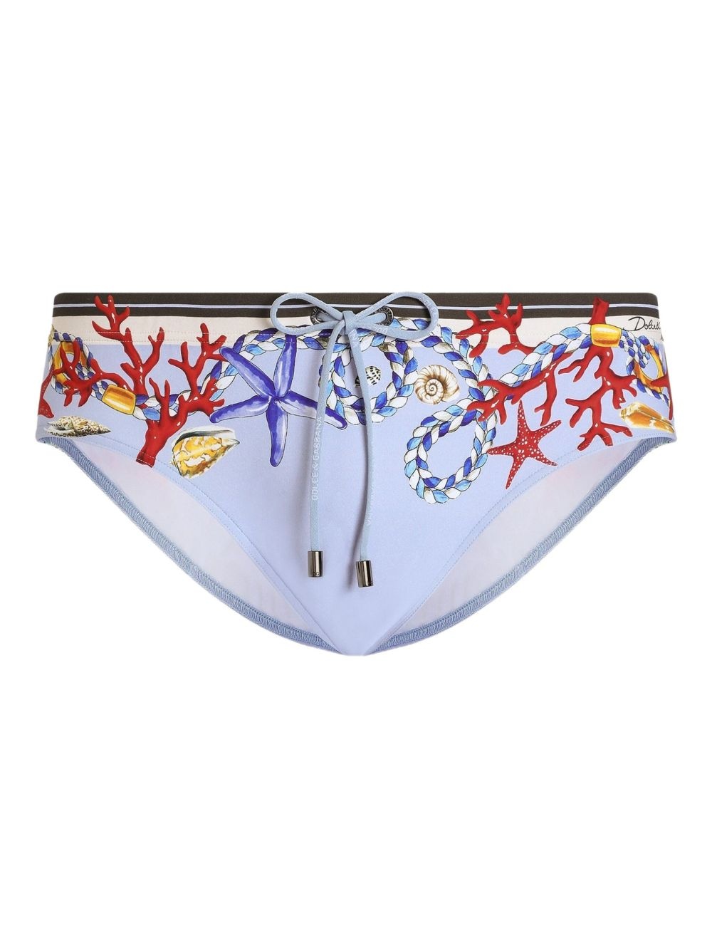 shell-print swimming trunks - 1