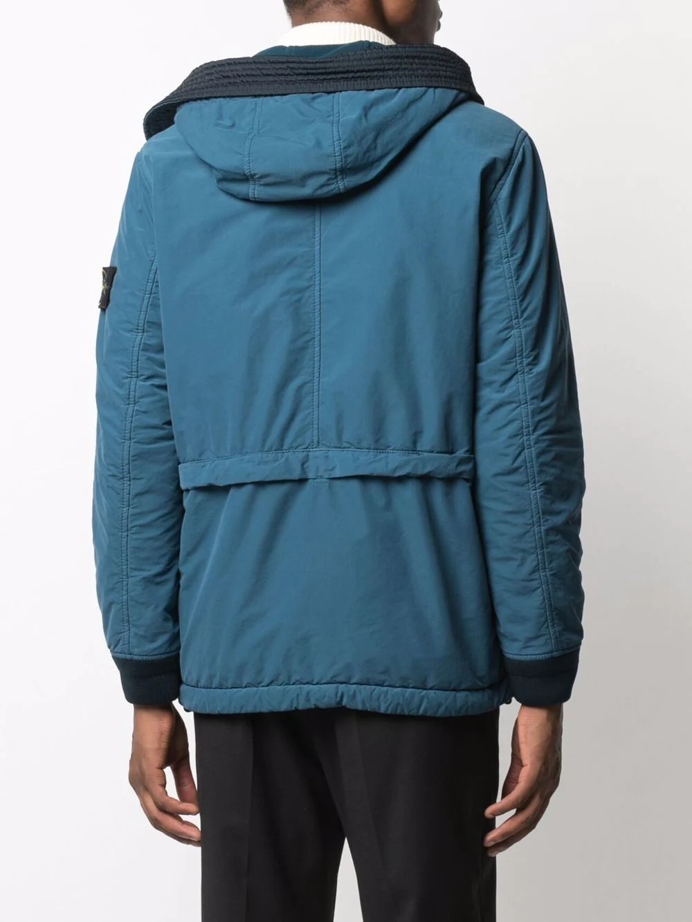 cargo-pockets hooded jacket - 4