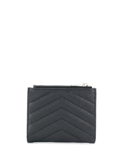 SAINT LAURENT quilted Monogram wallet outlook