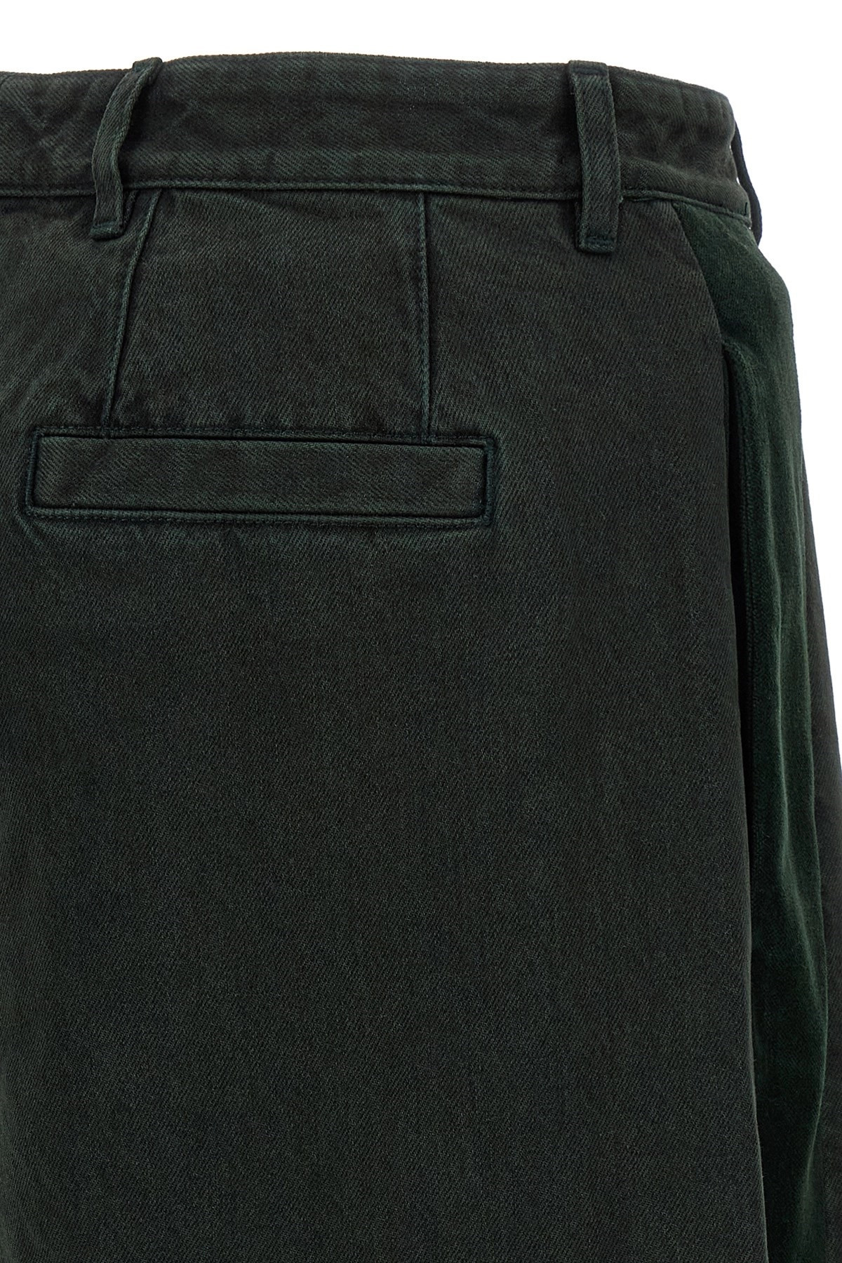 Velvet insert jeans - 4
