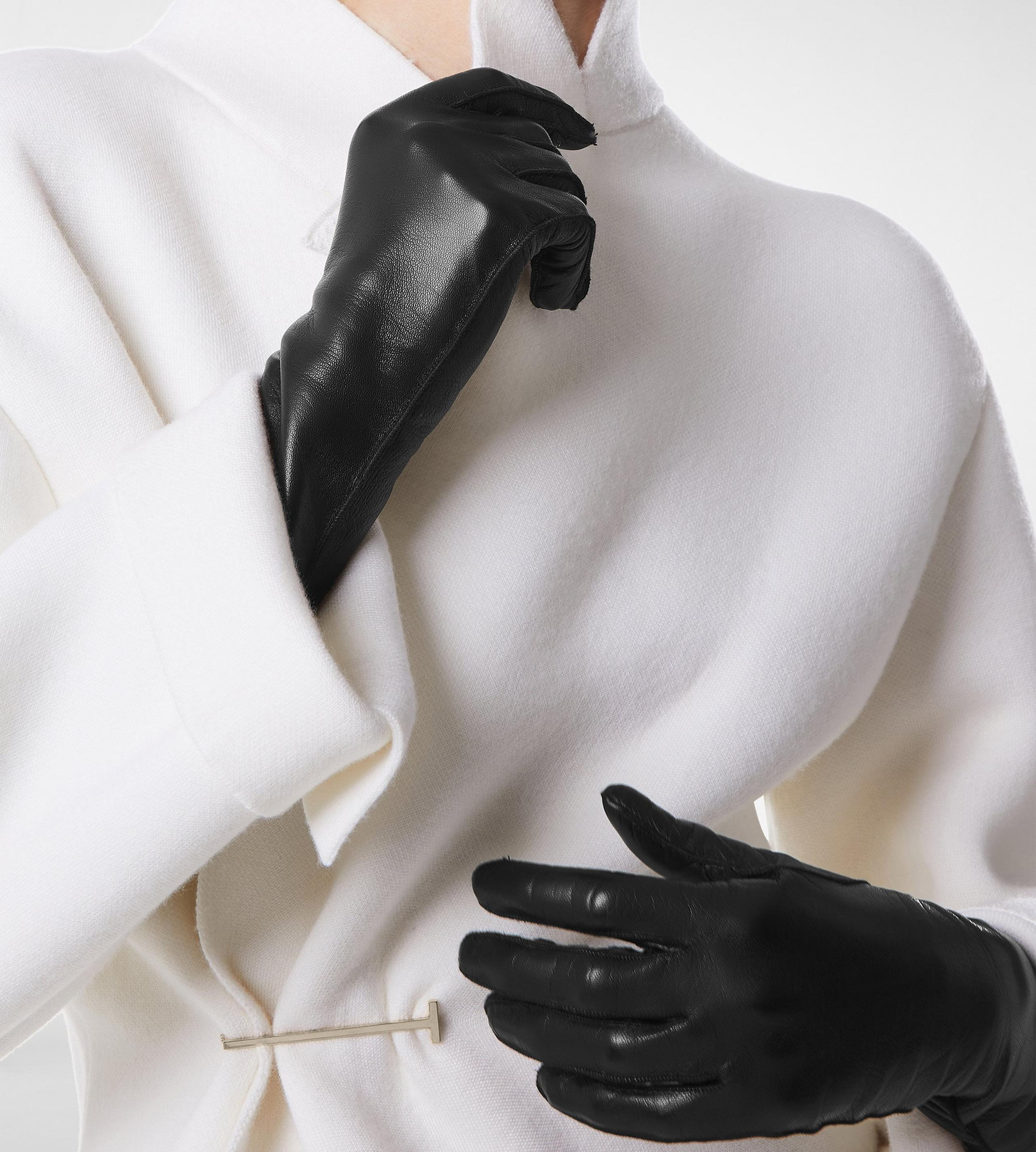 SOFT NAPPA LEATHER LONG GLOVES - 3