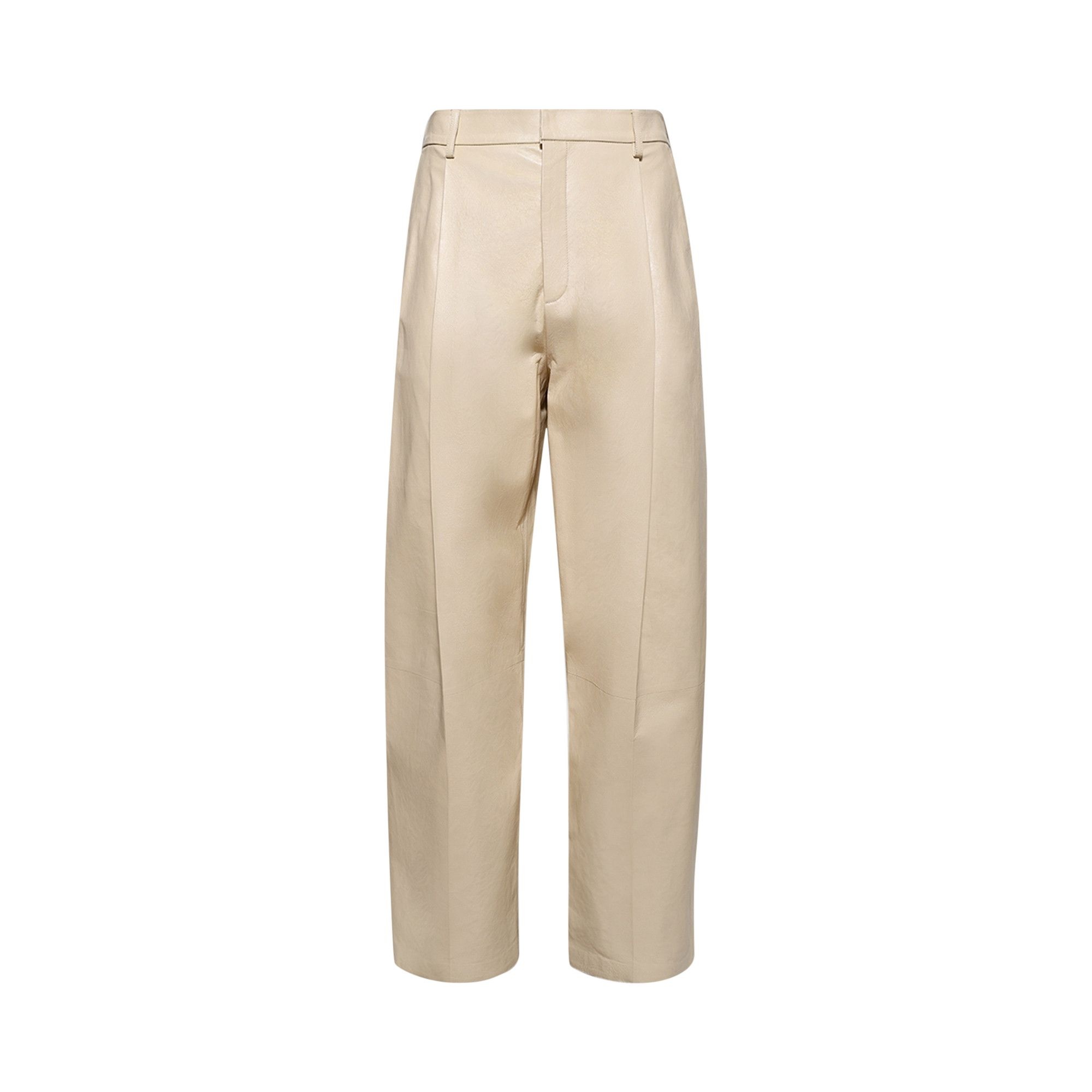 Marni Pleated Wide Leg Trousers 'Limestone' - 1