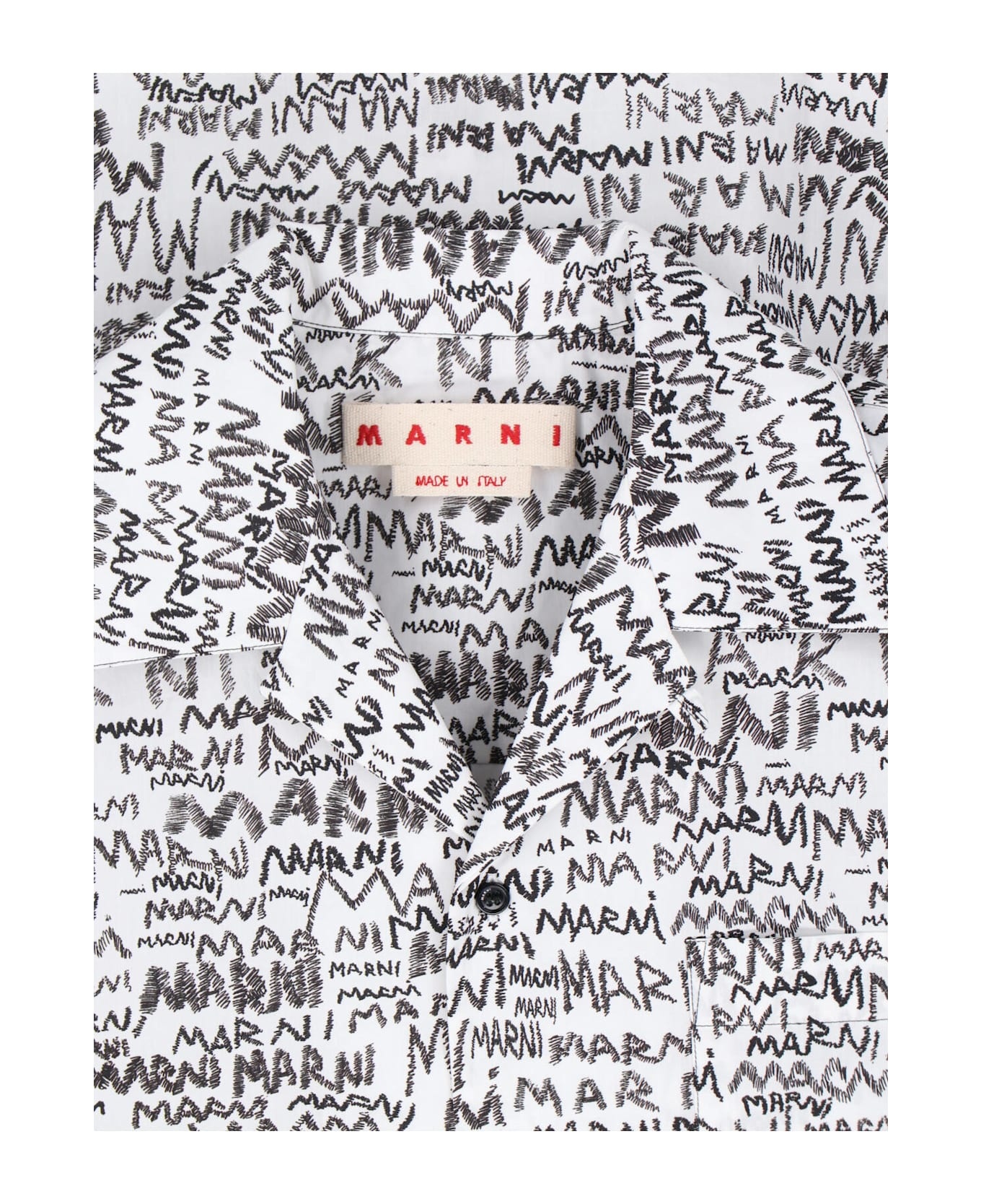 'scribble' Bowling Shirt - 3