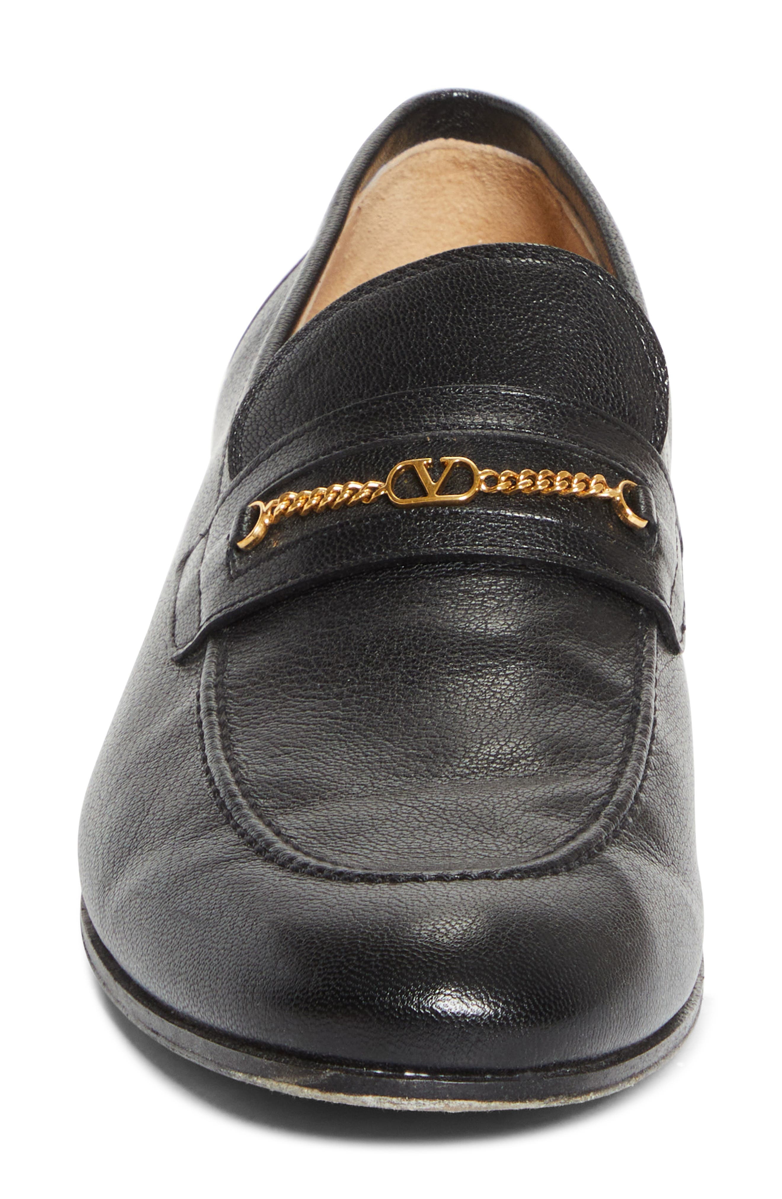 Valentino Garavani VLOGO Signature Loafer in Black at Nordstrom - 4
