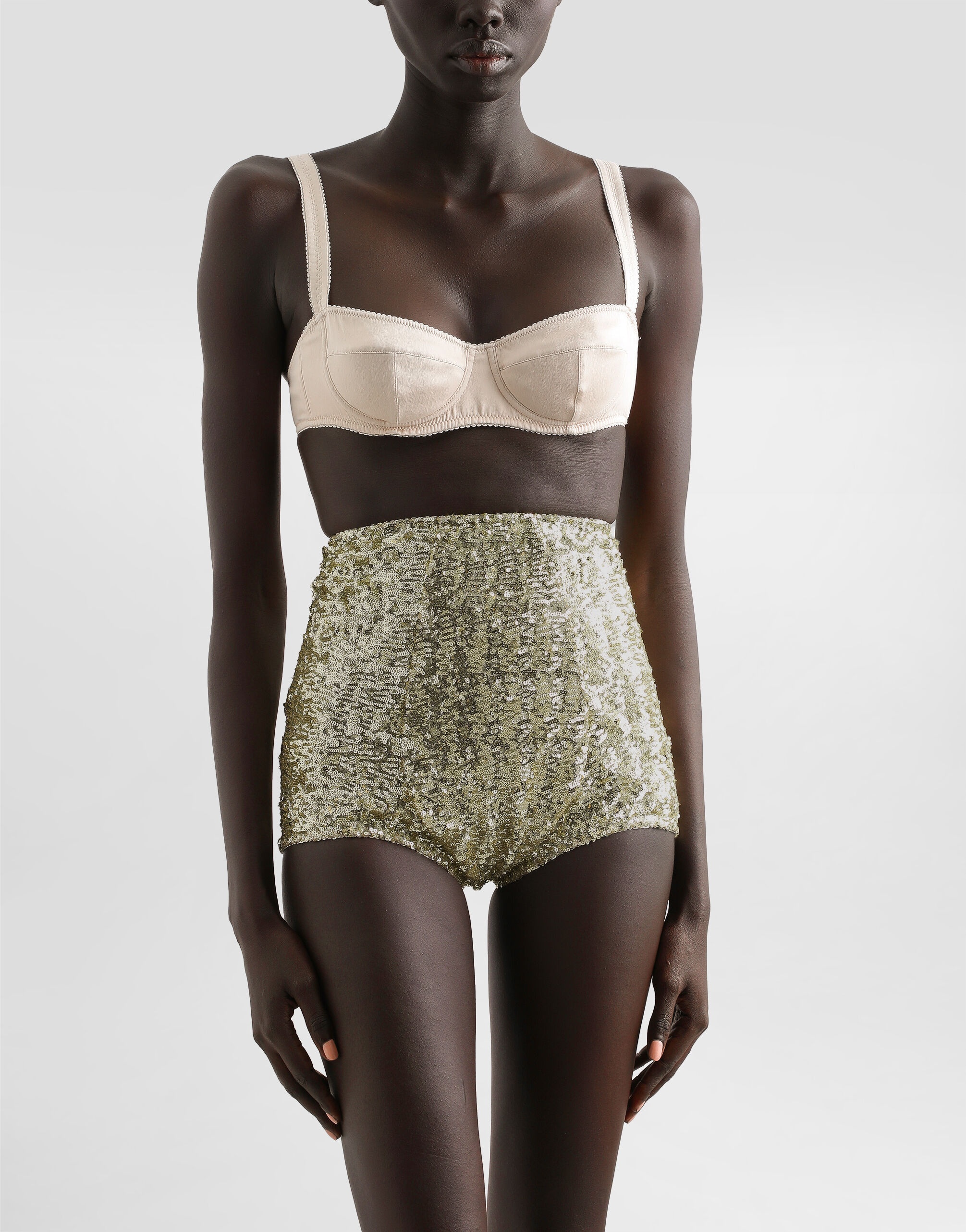 Sequined high-waisted panties - 2
