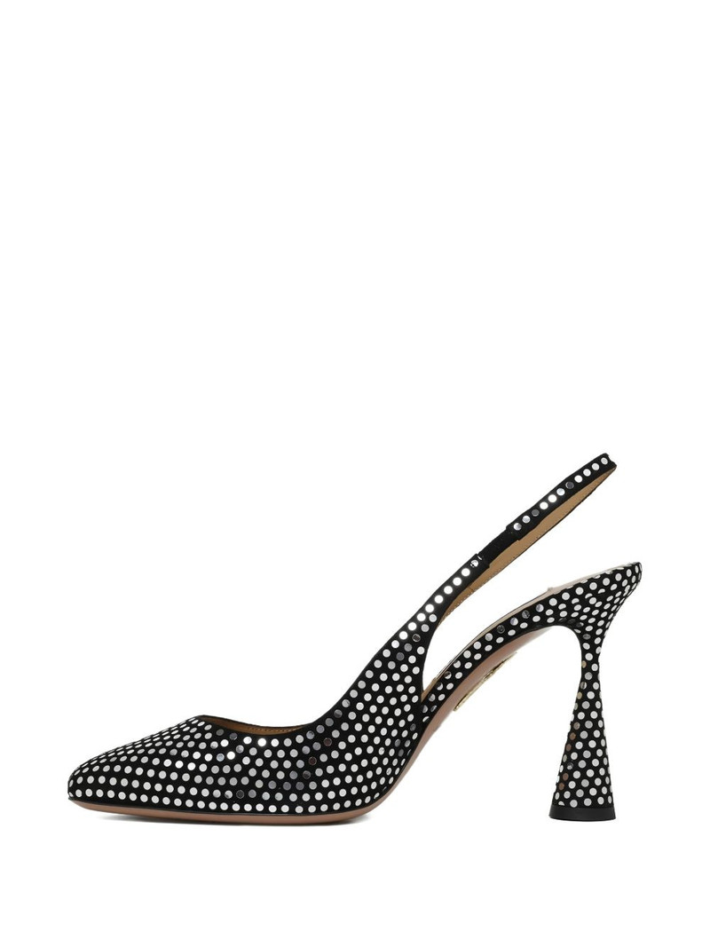 AQUAZZURA studded slingback heels outlook
