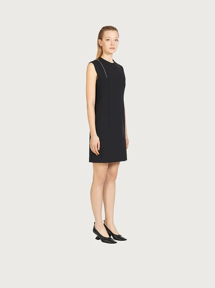 SLEEVELESS TUBE DRESS - 2