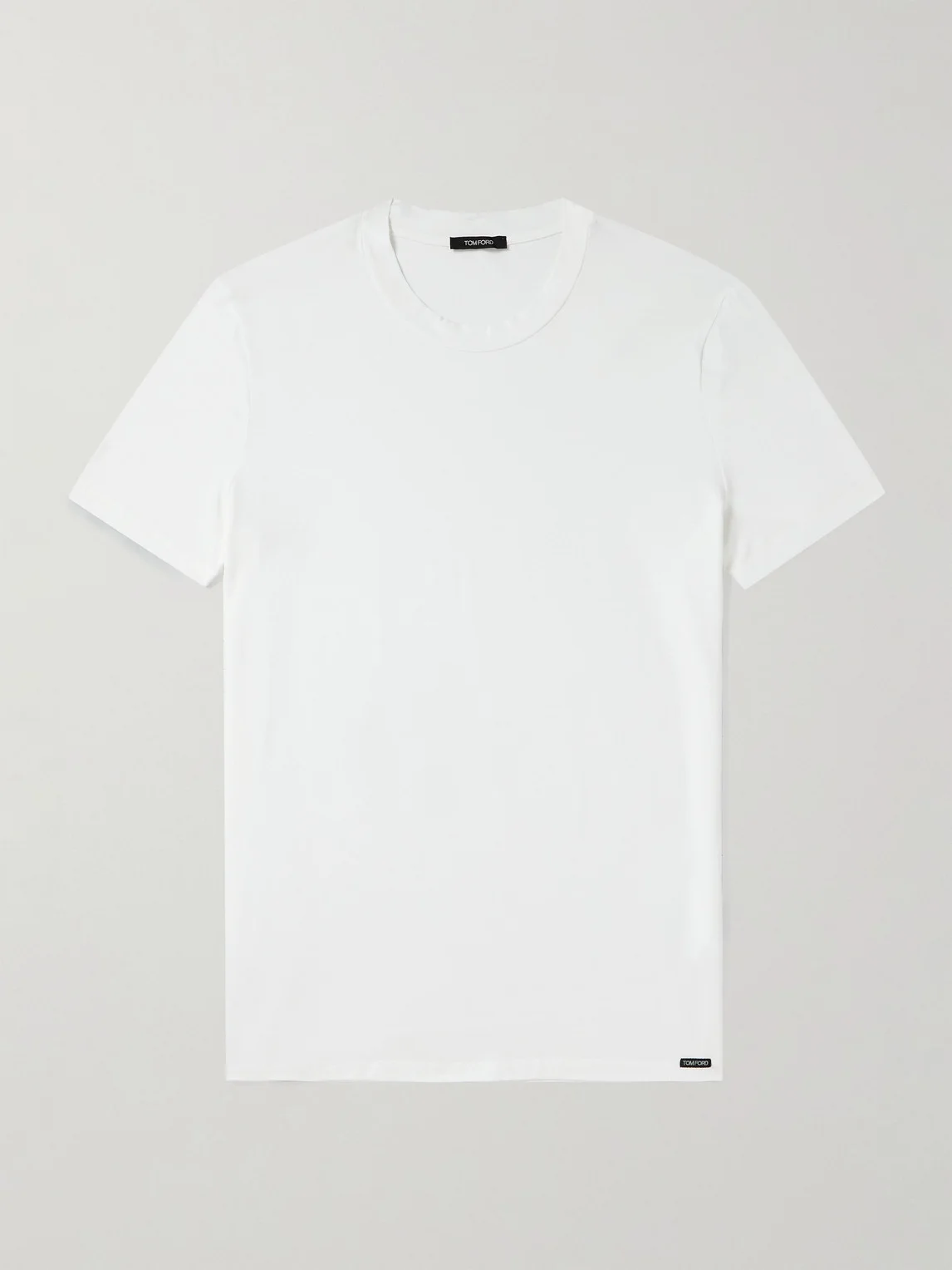 Slim-Fit Stretch Cotton and Modal-Blend T-Shirt - 1
