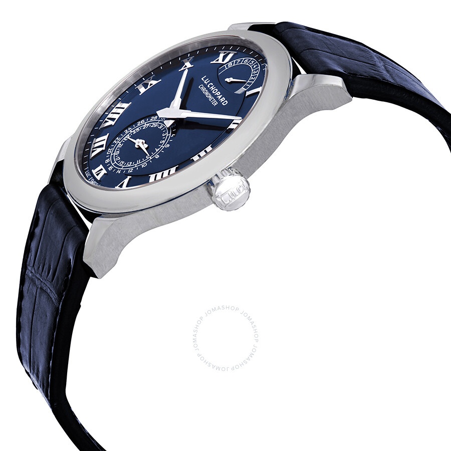 Chopard L.U.C Quattro Blue Dial Platinum Men's Watch 161926-9001 - 2