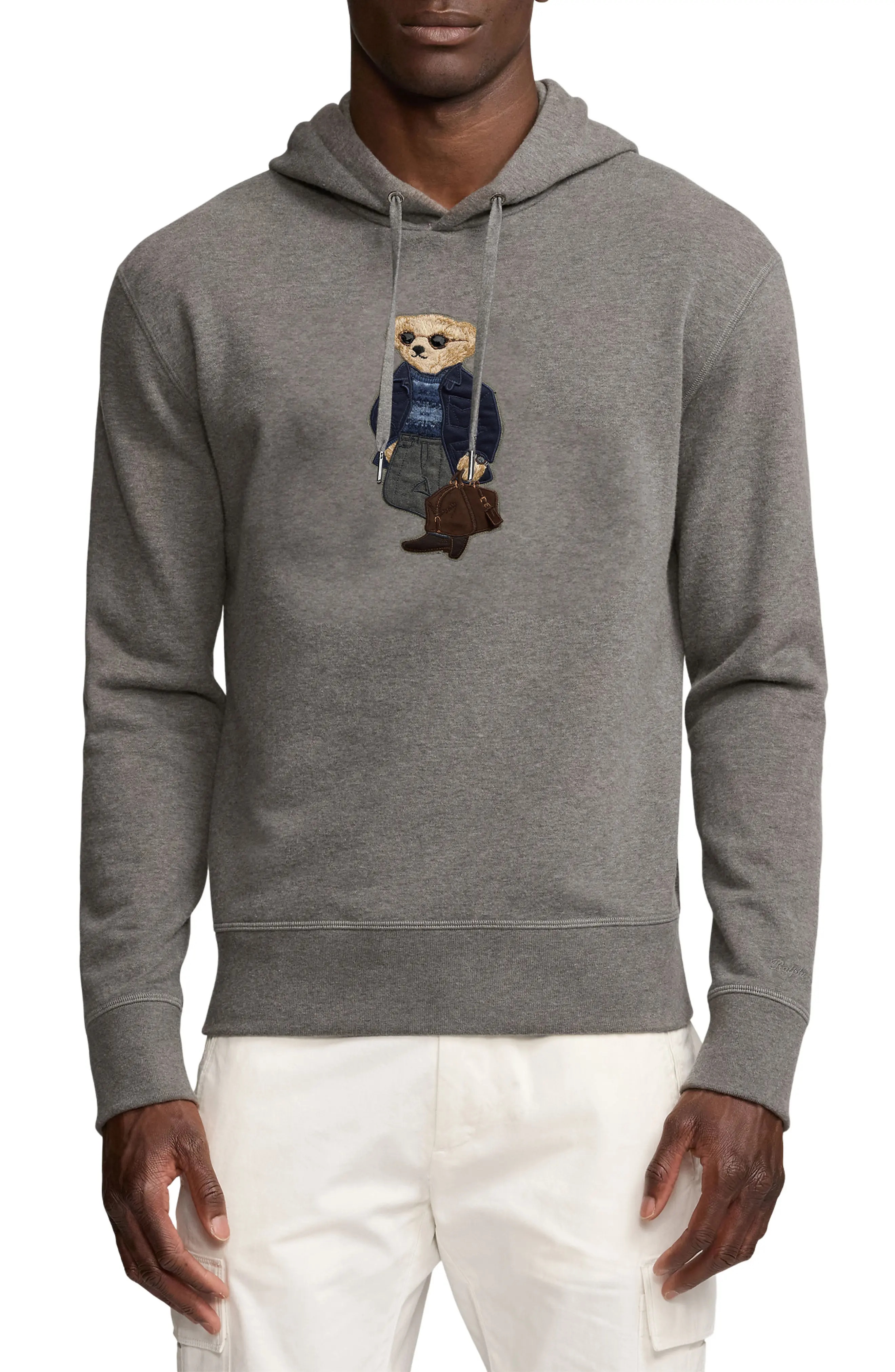 Polo Bear Appliqué Hoodie - 1