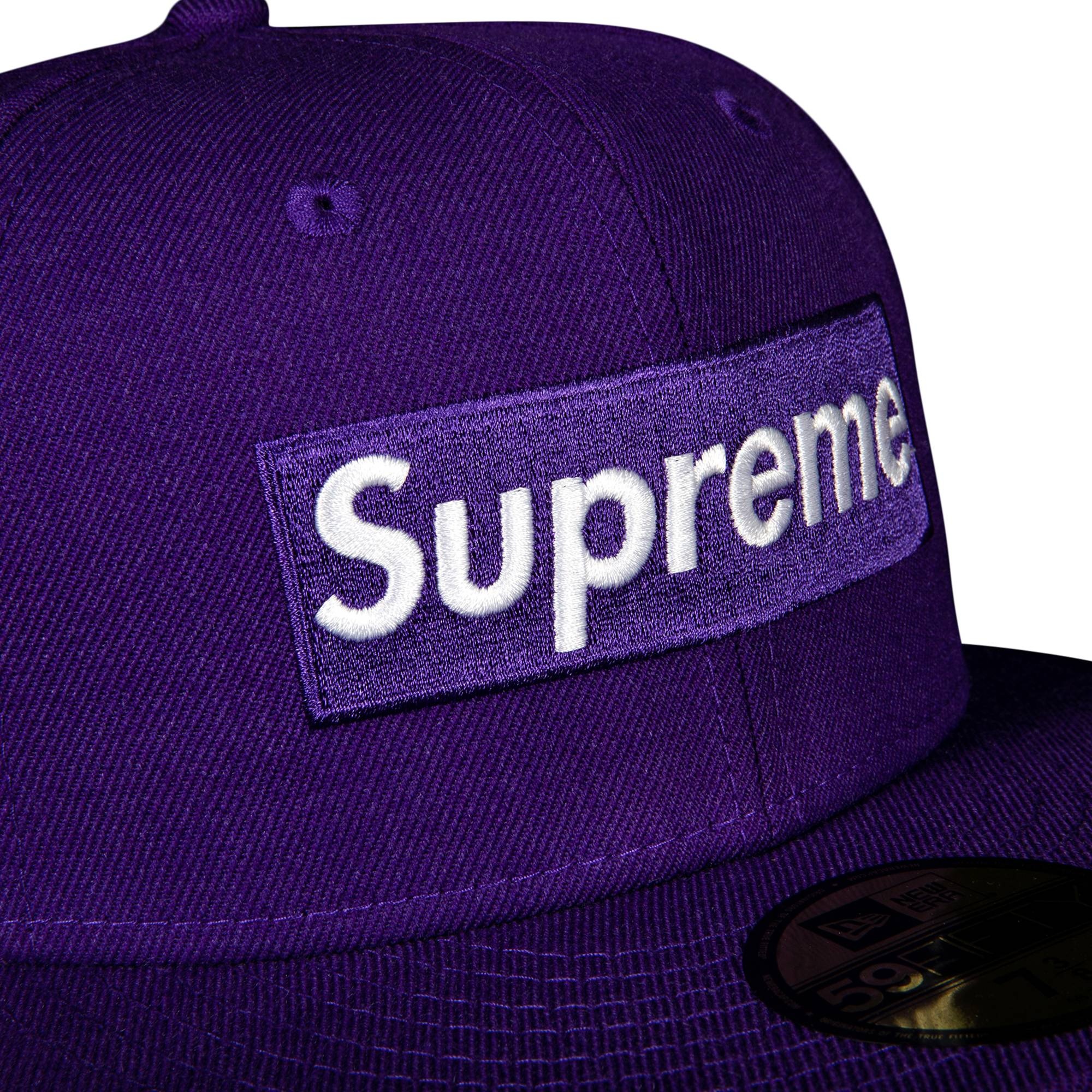 Supreme Supreme World Famous Box Logo New Era 'Purple