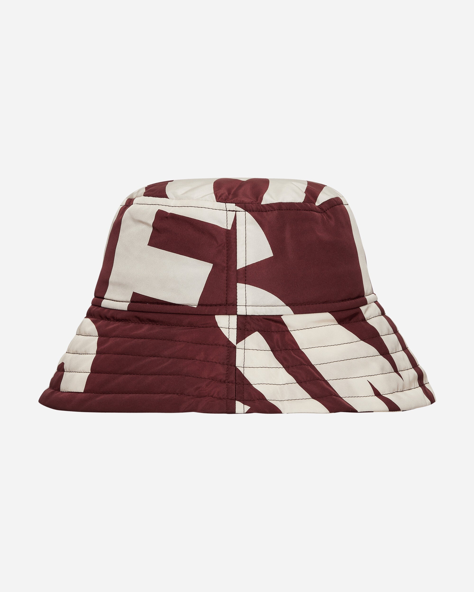 Water-Repellent Printed Bucket Hat Red - 5