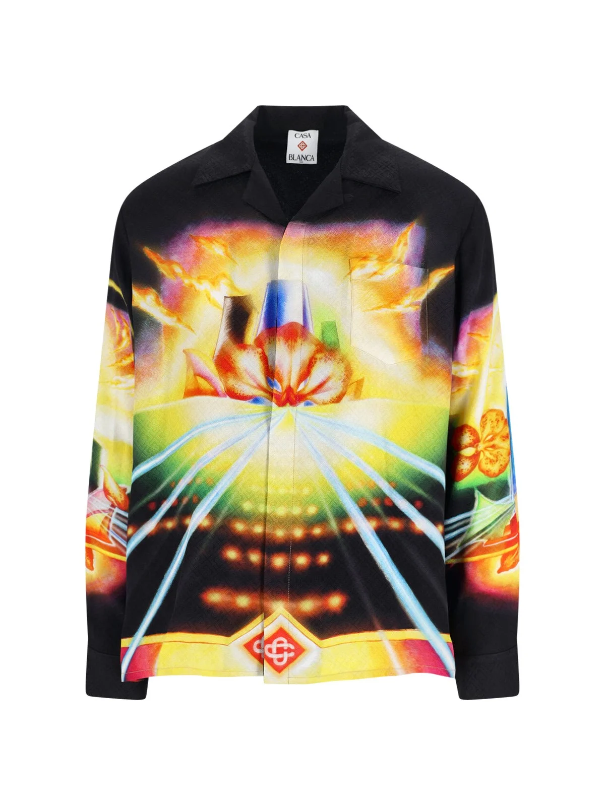 'ORCHID' SILK SHIRT - 1