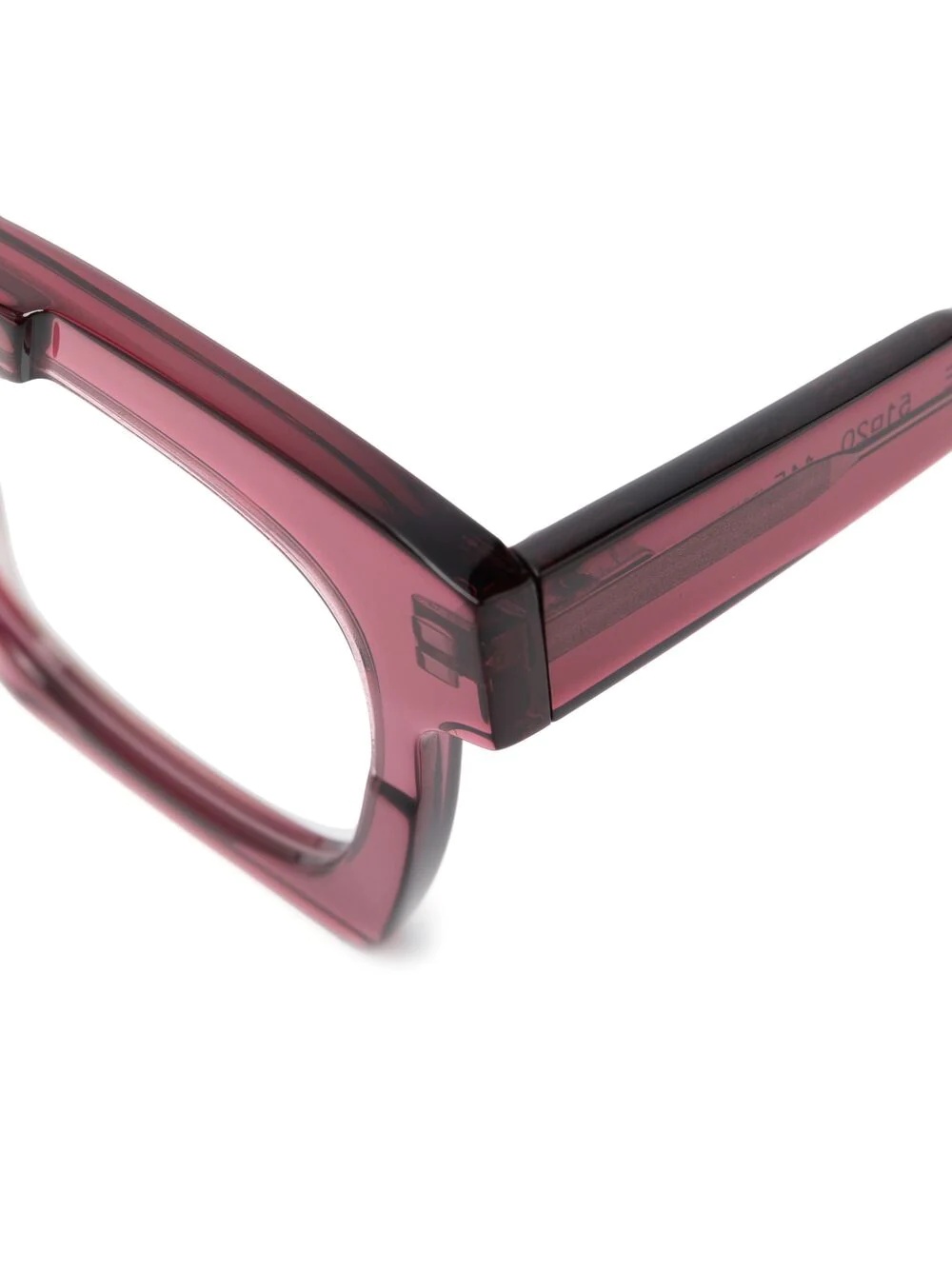 square-frame acetate eyeglasses - 3