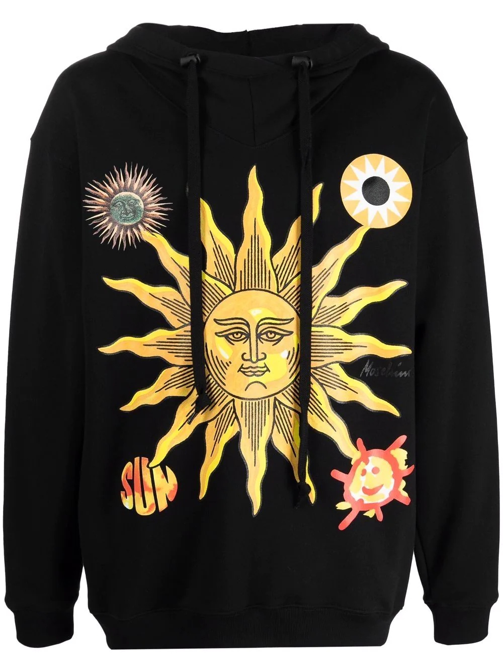 graphic-print pullover hoodie - 1